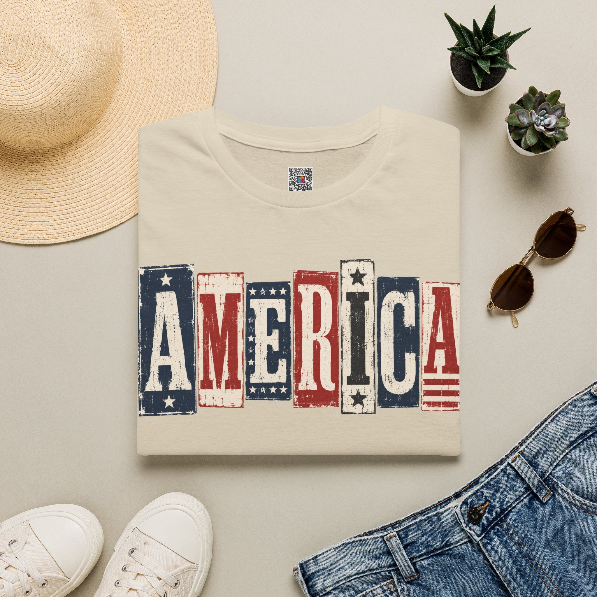 America | Distressed Americana T-Shirt | Cr8tive Designs