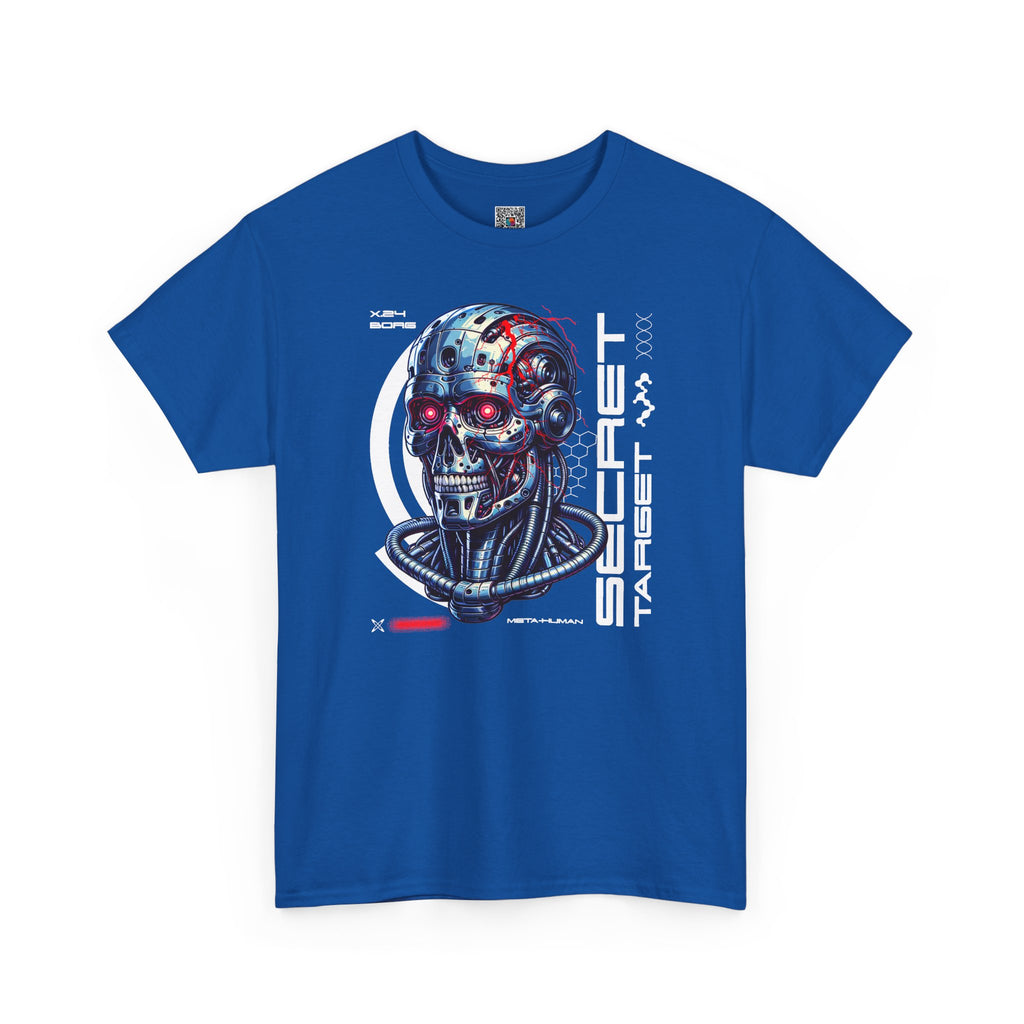 Cybernetic Skull | Futuristic Sci-Fi Graphic T-Shirt | Cr8tive Designs