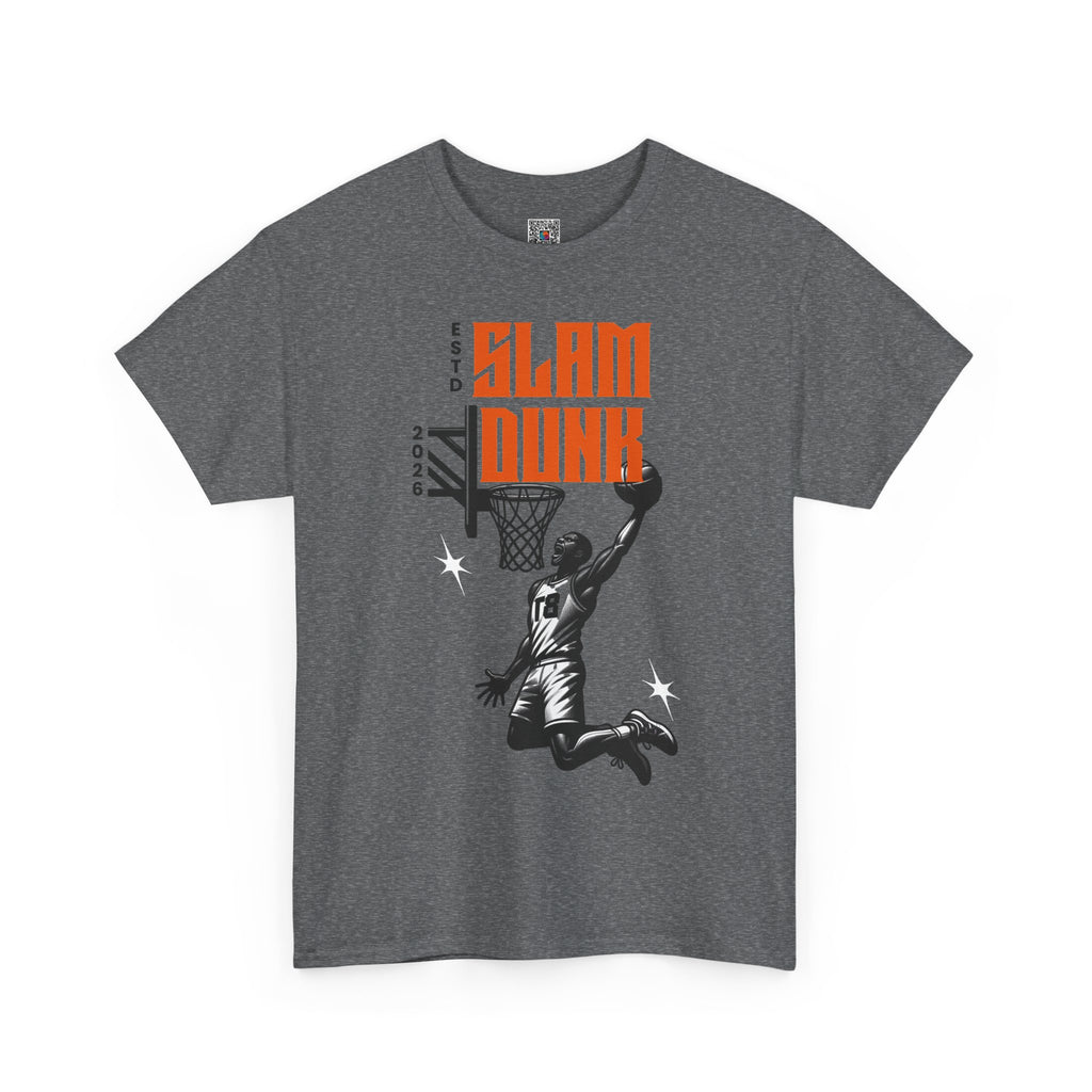 Slam Dunk T-Shirt | Basketball Player Dunk Graphic Tee | Cr8tive Designs