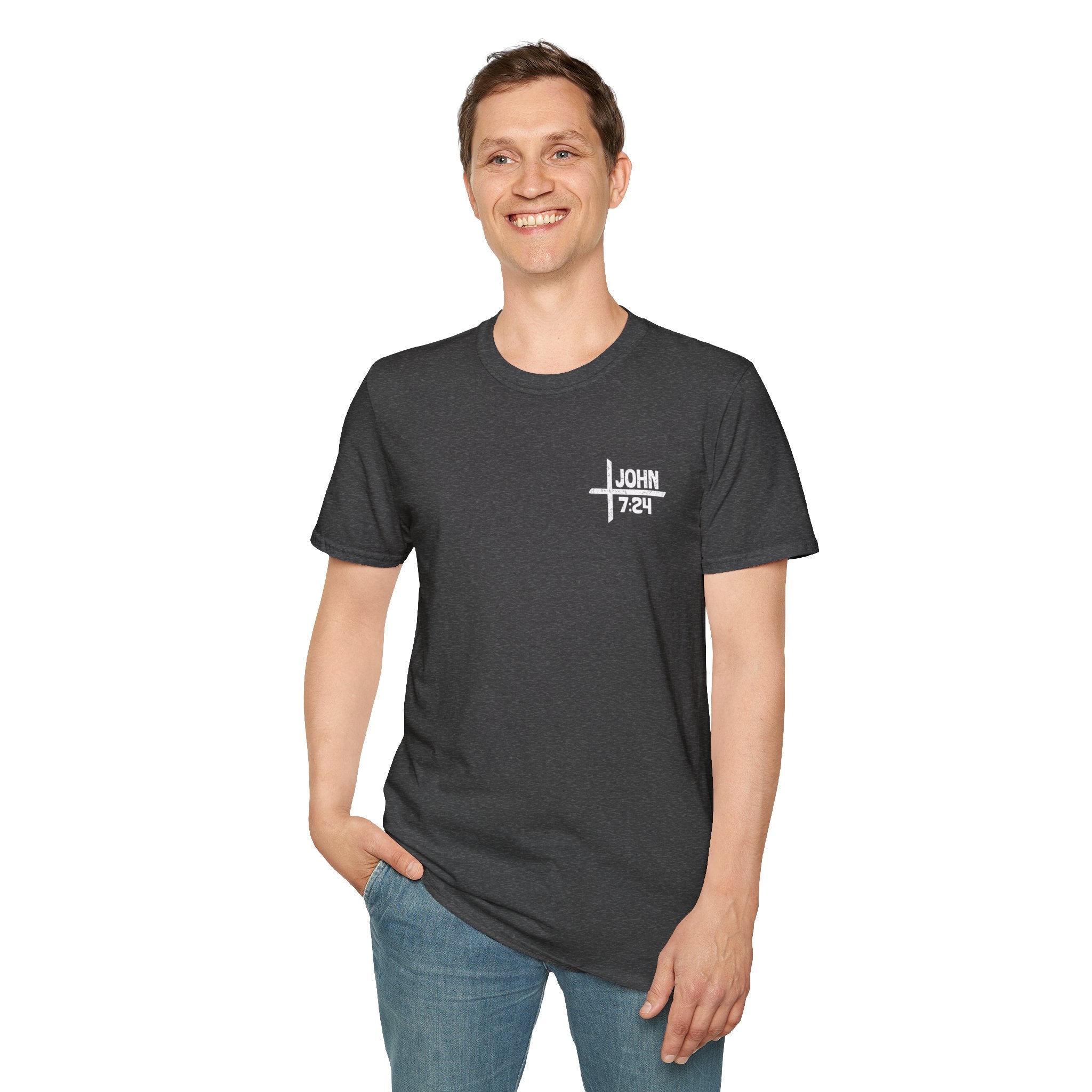 Christian & Tattooed | John 7:24 Scripture T-Shirt | Cr8tive Designs
