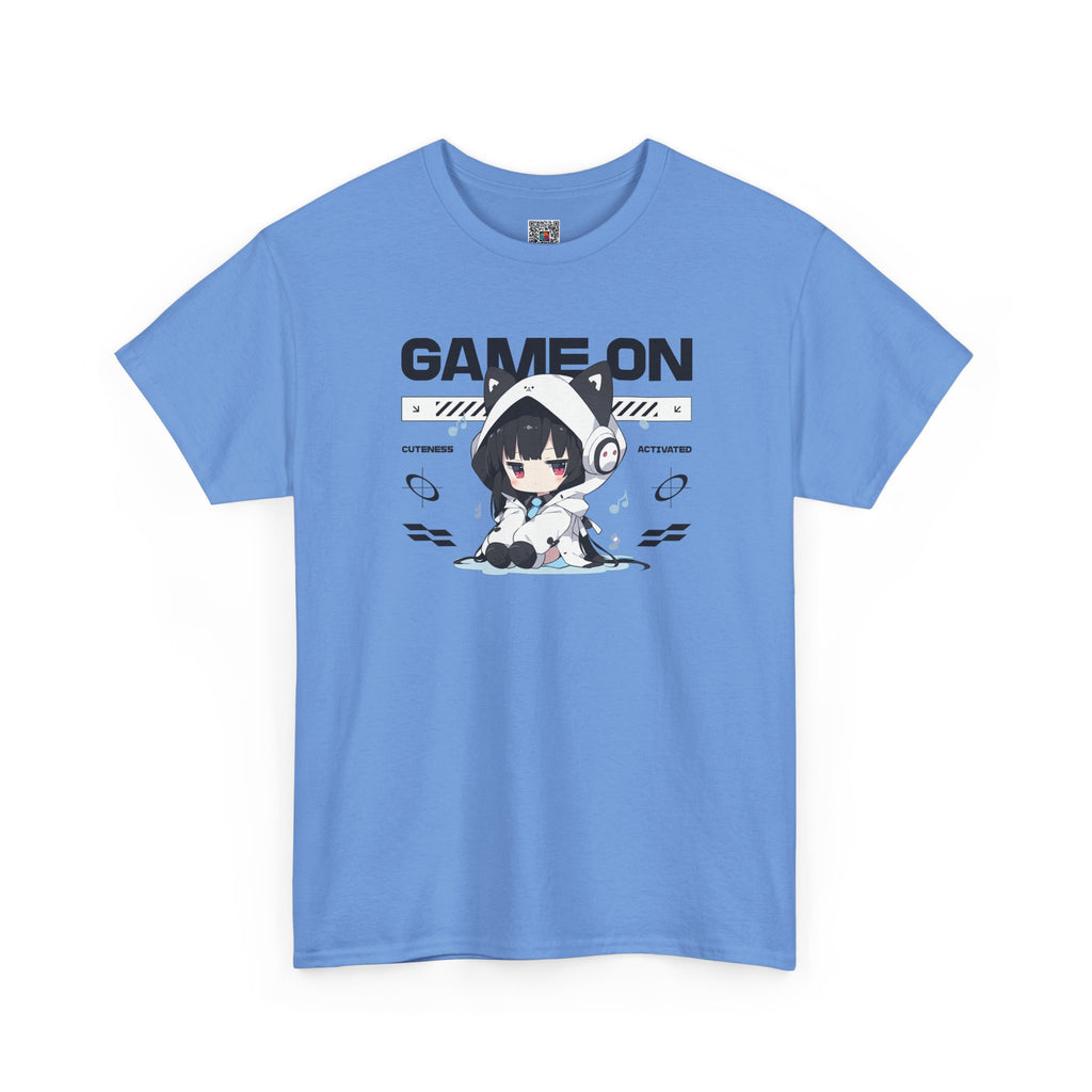 Game On T-Shirt | Cute Anime Gamer Girl Graphic Tee | Cr8tive Designs