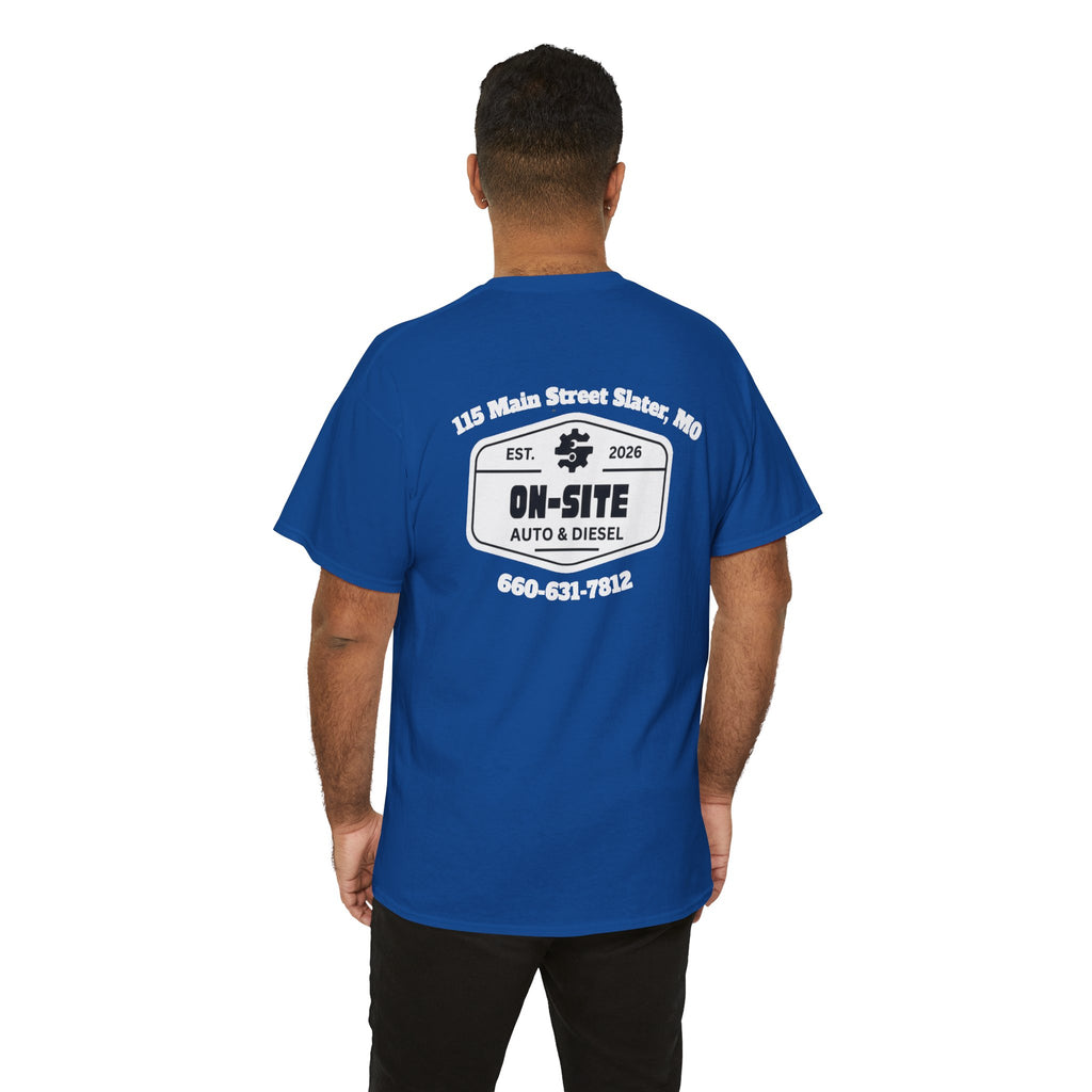 On-Site Auto & Diesel Logo T-Shirt | Local Business Work Shirt | Cr8tive Designs