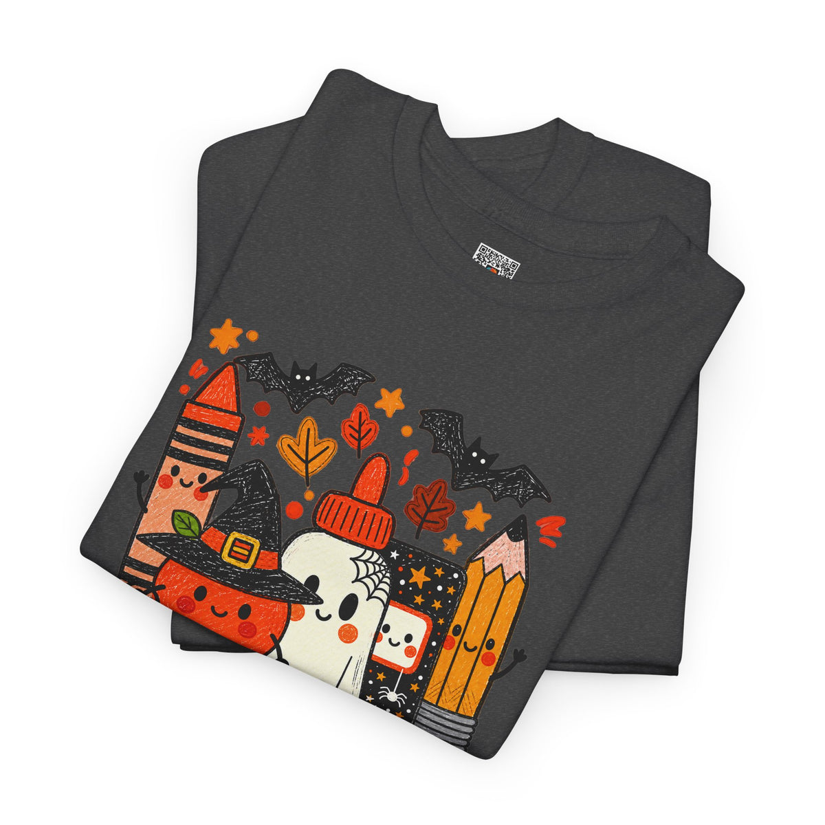 Spooky School Supplies T-Shirt | Cute Halloween Teacher & Student Graphic Tee | Cr8tive Designs