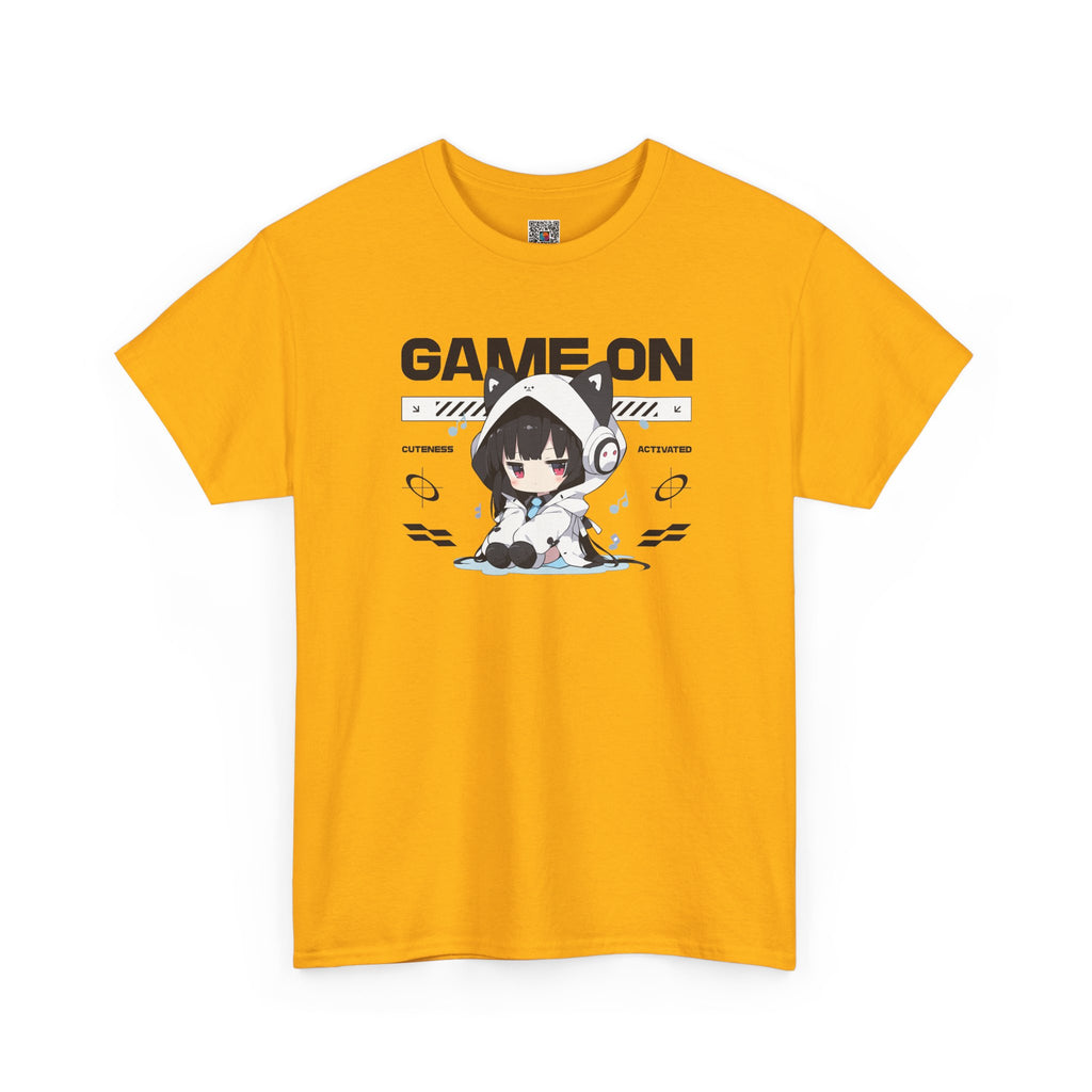 Game On T-Shirt | Cute Anime Gamer Girl Graphic Tee | Cr8tive Designs