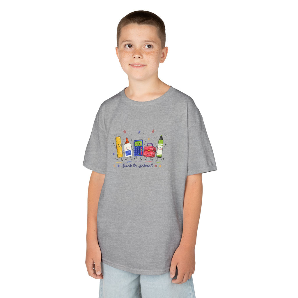 School Supplies Shirt | Back to School Kids Tee | Cr8tive Designs