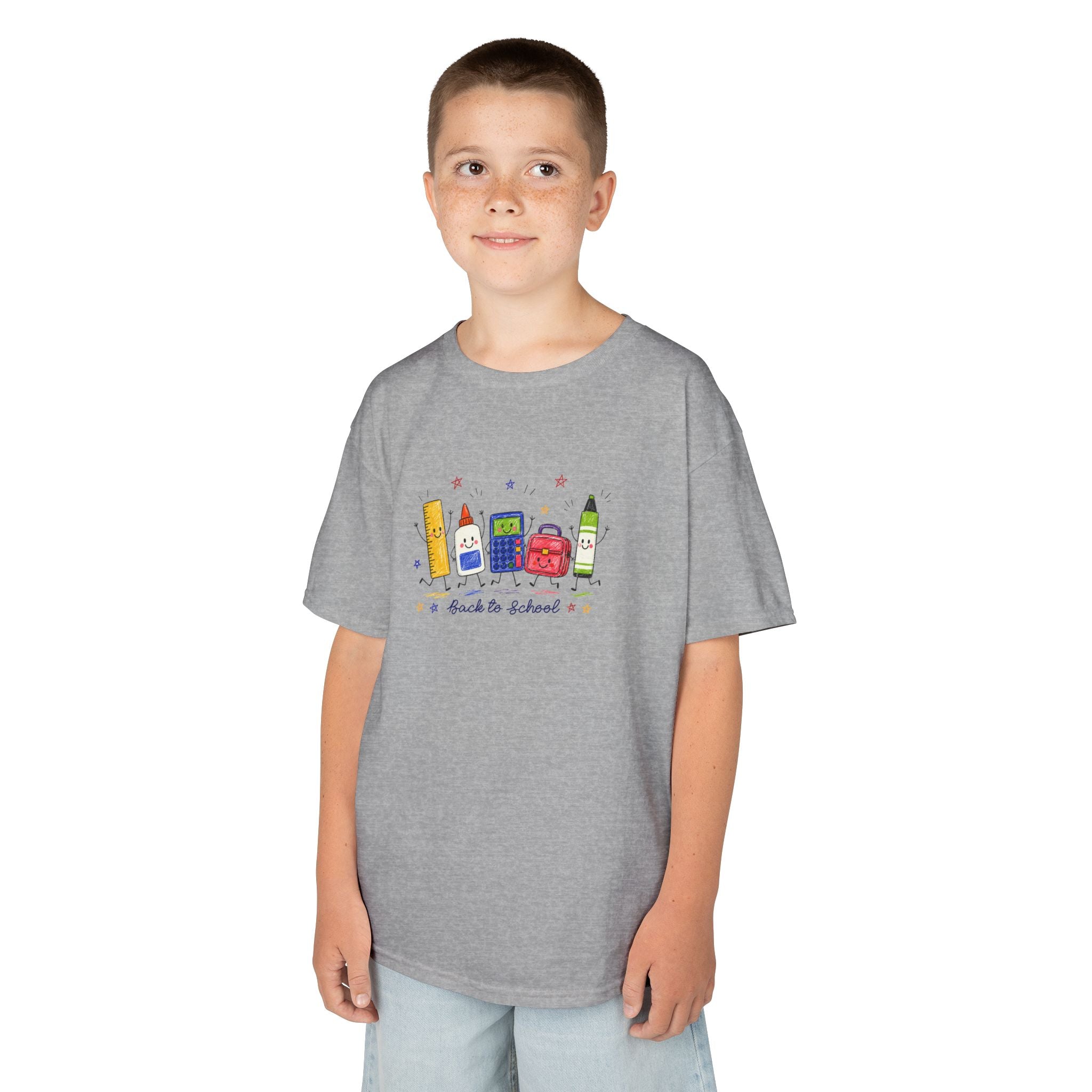 School Supplies Shirt | Back to School Kids Tee | Cr8tive Designs