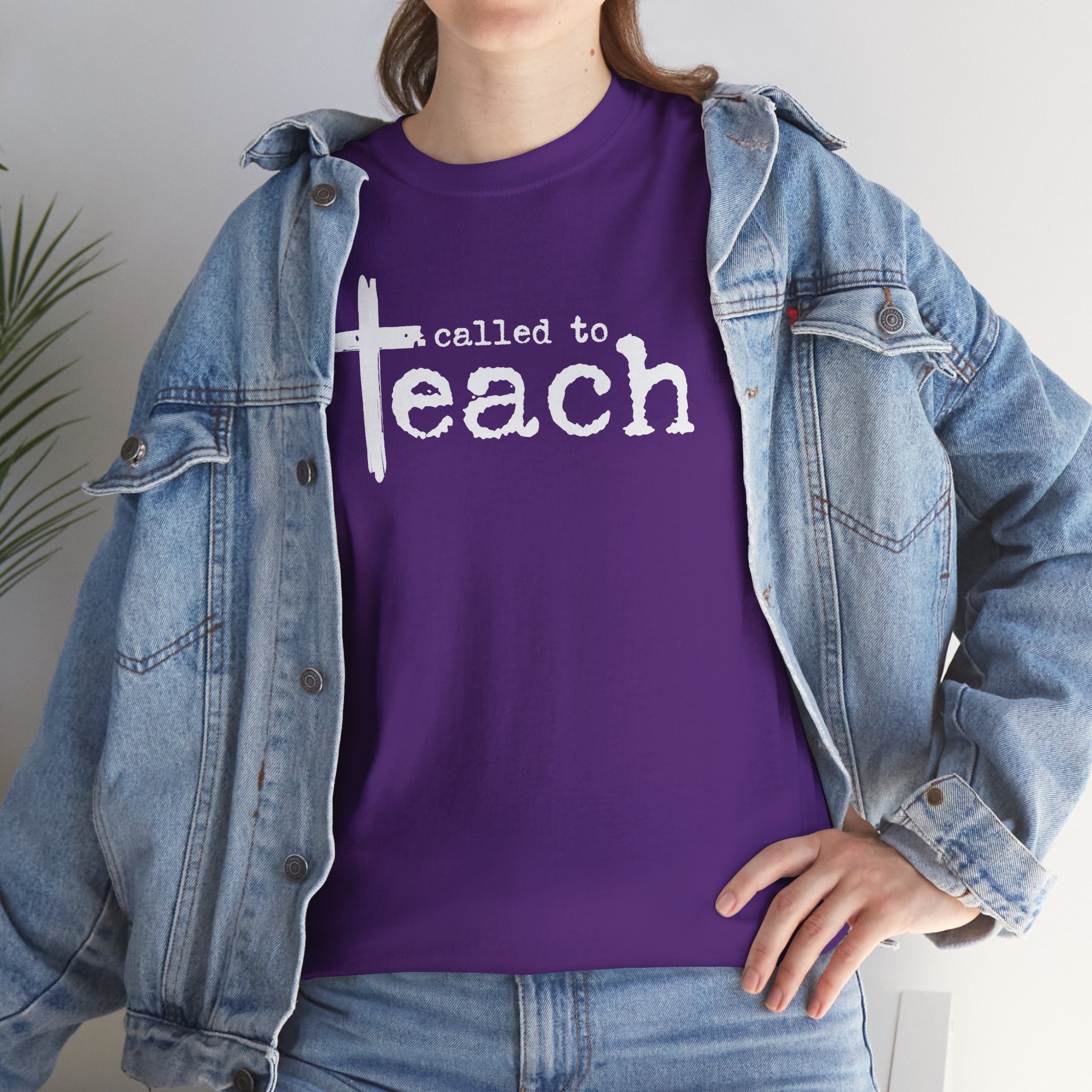 Called to Teach Christian Teacher Tee | Faith-Inspired Classroom T-Shirt | Cr8tive Designs