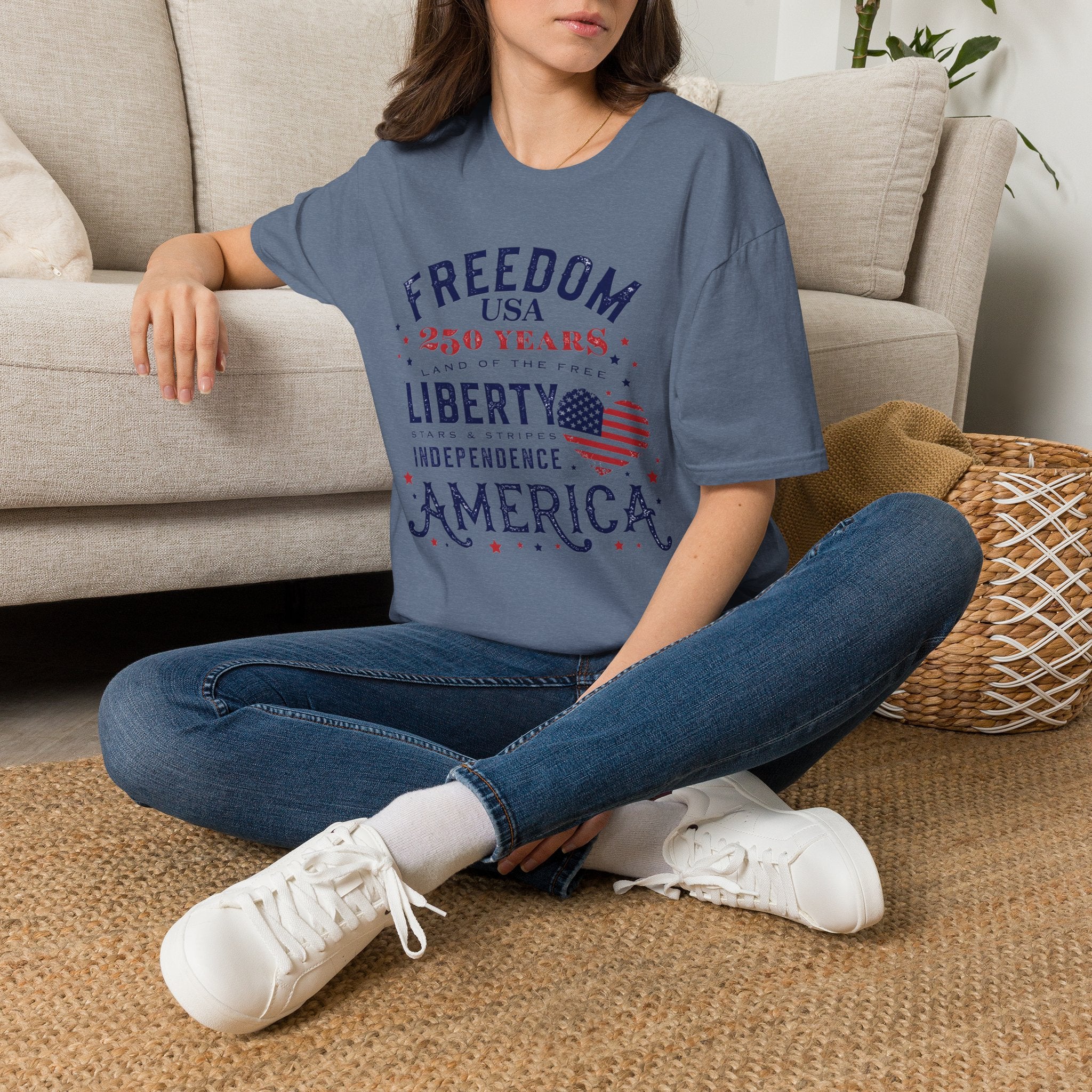 Freedom Liberty America | Patriotic Typography Design | Cr8tive Designs