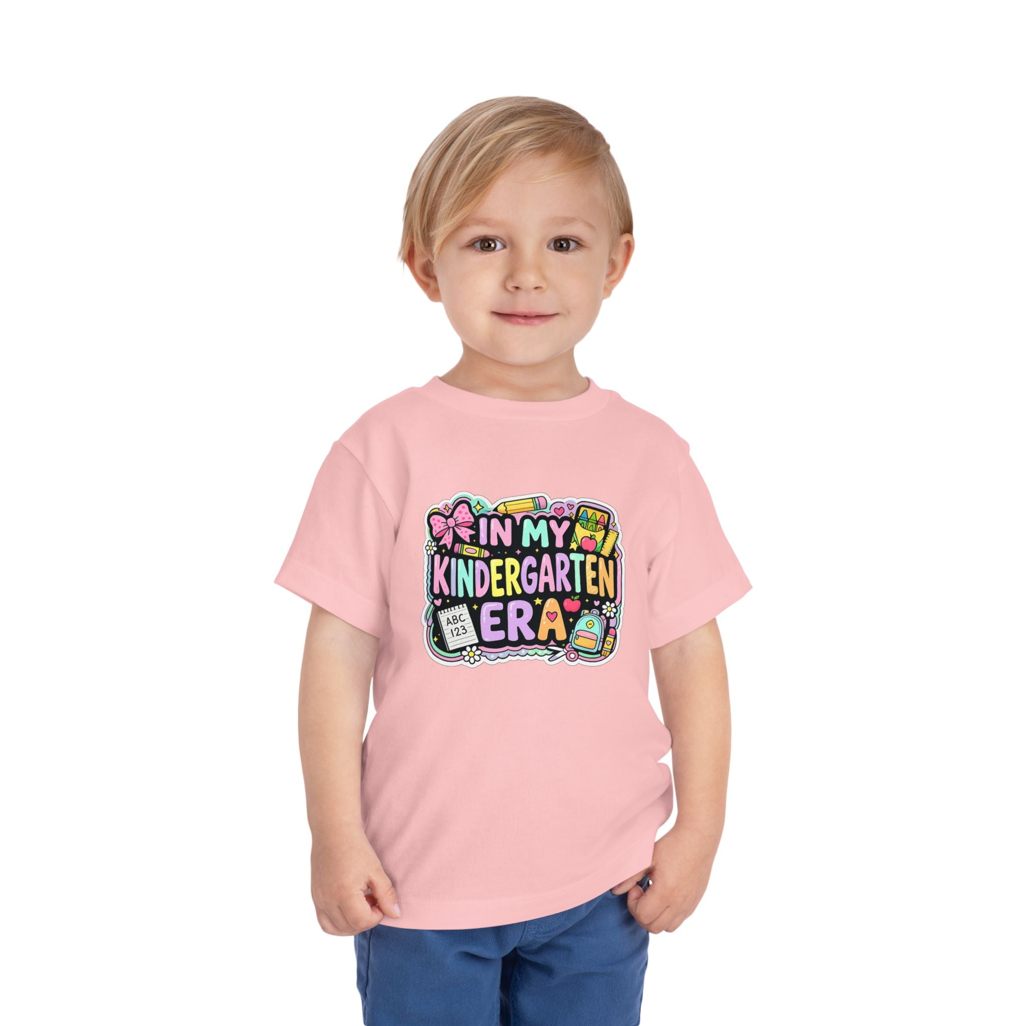 In My Kindergarten Era Youth Tee | Colorful Back-to-School T-Shirt | Cr8tive Designs