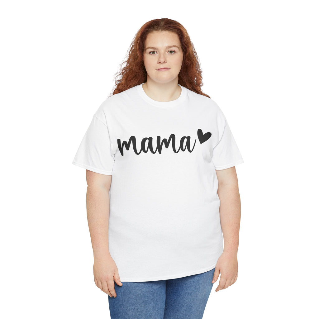 Mama Script Tee – Inspirational Motherhood Shirt, Soft Minimalist Mom Graphic T-Shirt | Cr8tive Designs