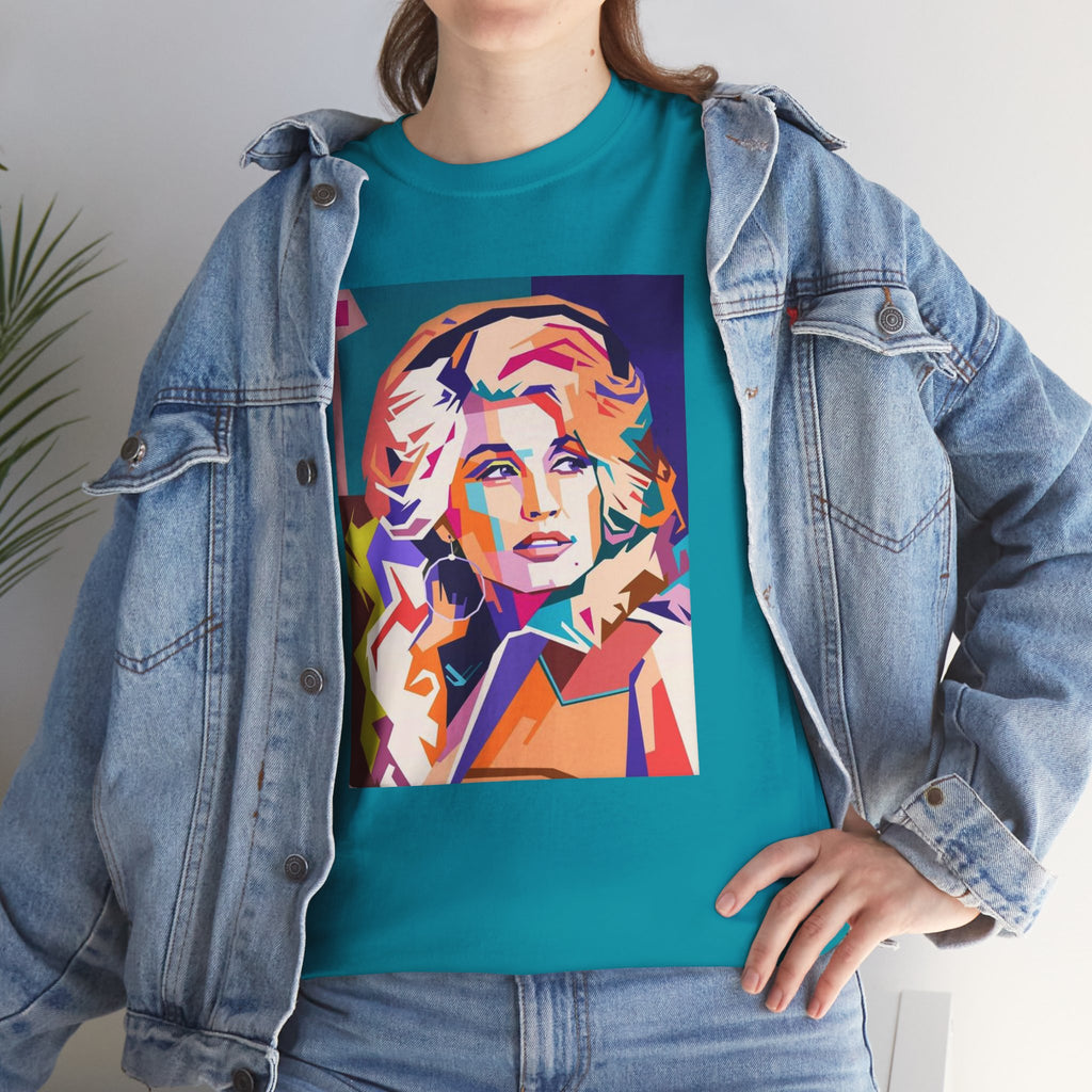 Country Music Legend | Colorful Pop Art Portrait Tee | Cr8tive Designs