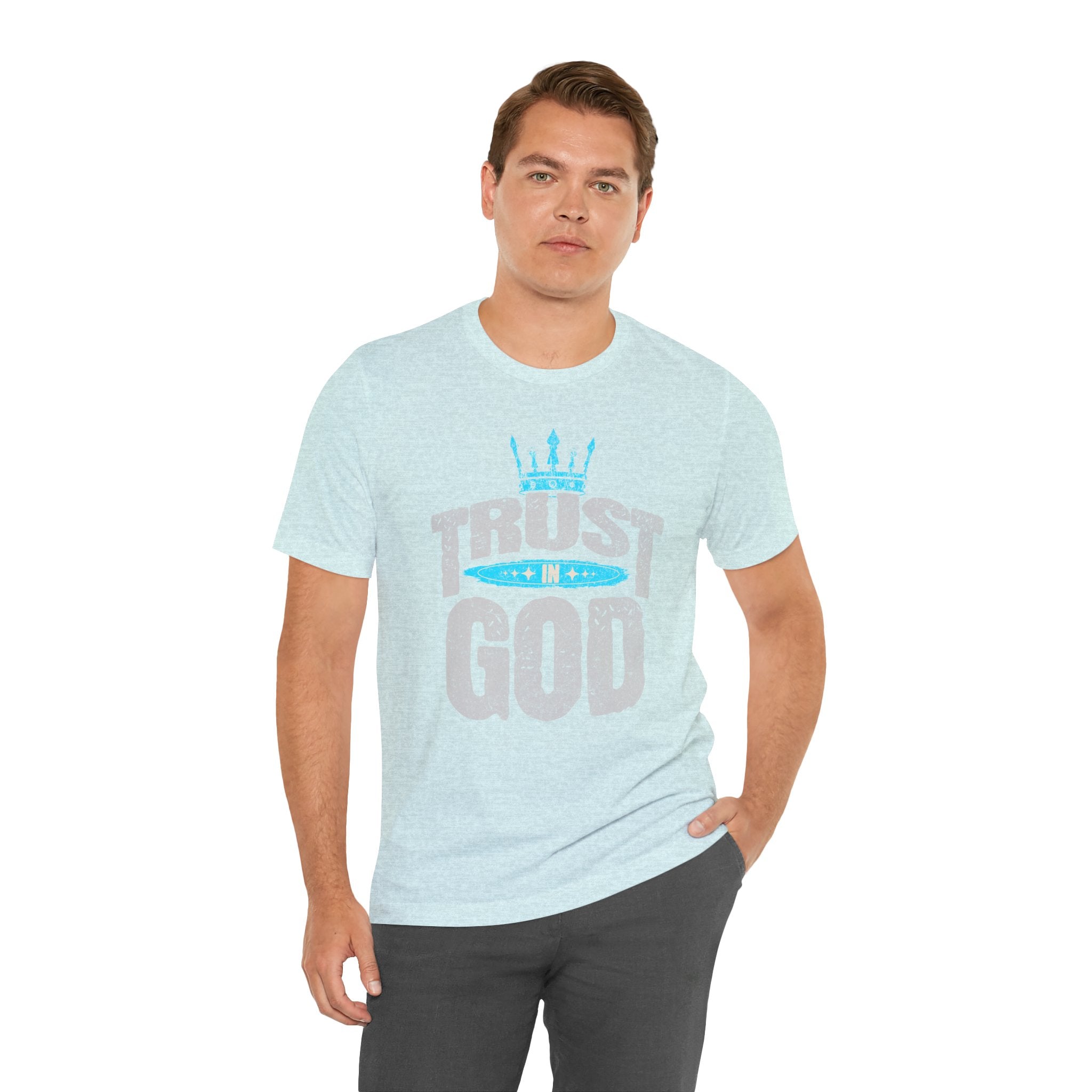Trust in God T-Shirt | Faith Graphic Tee with Crown Design| Cr8tive Designs