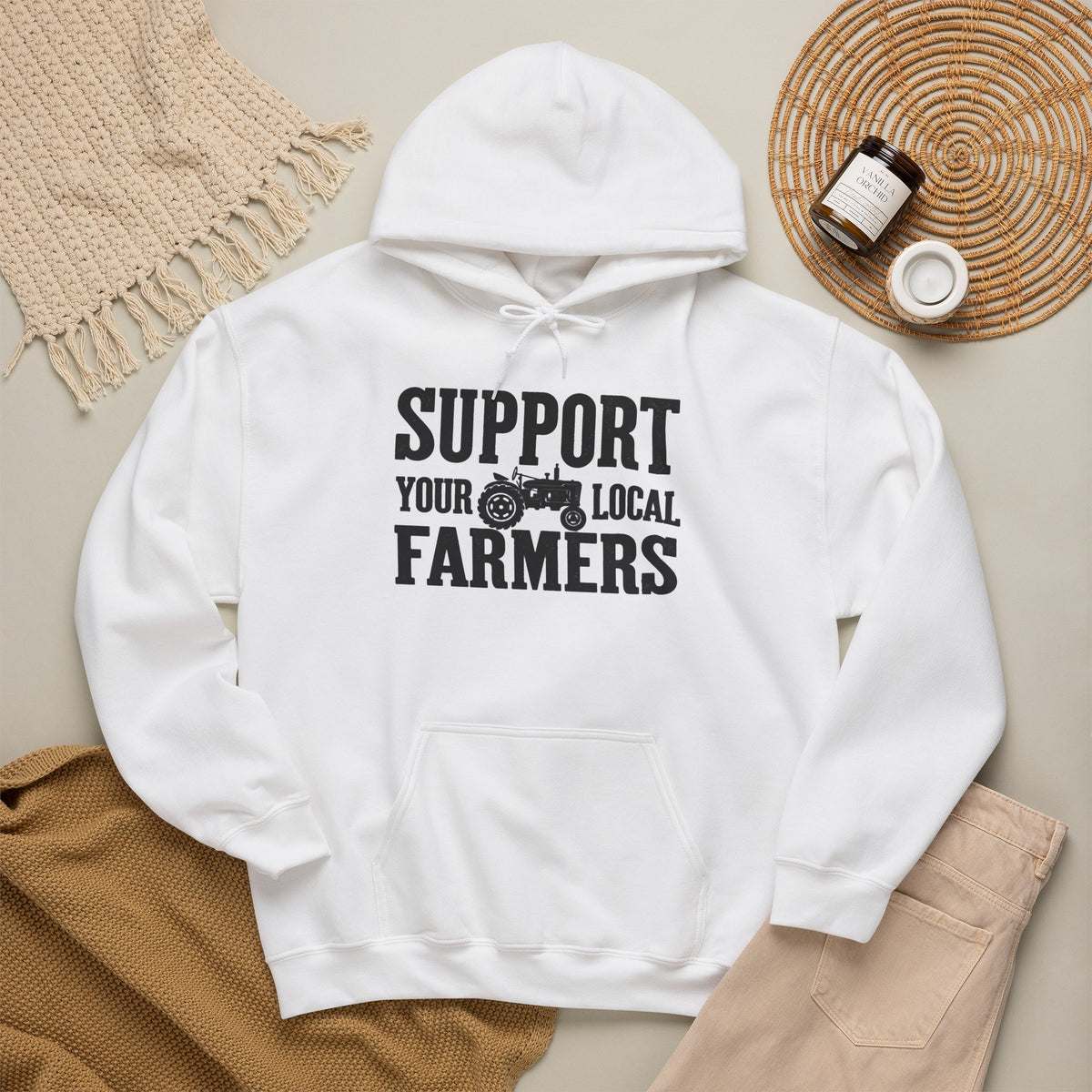 Support Your Local Farmers Hoodie | Cr8tive Designs