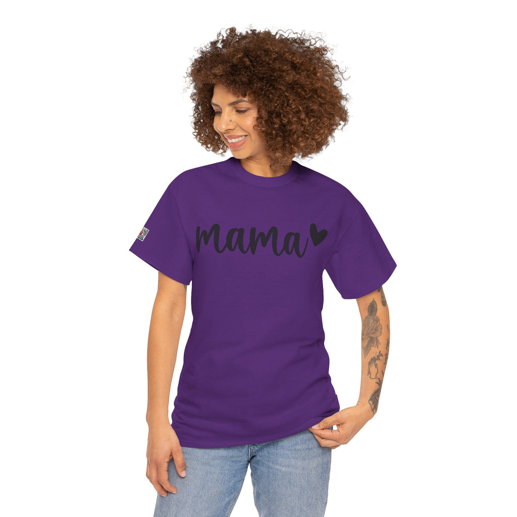 Mama Script Tee – Inspirational Motherhood Shirt, Soft Minimalist Mom Graphic T-Shirt | Cr8tive Designs