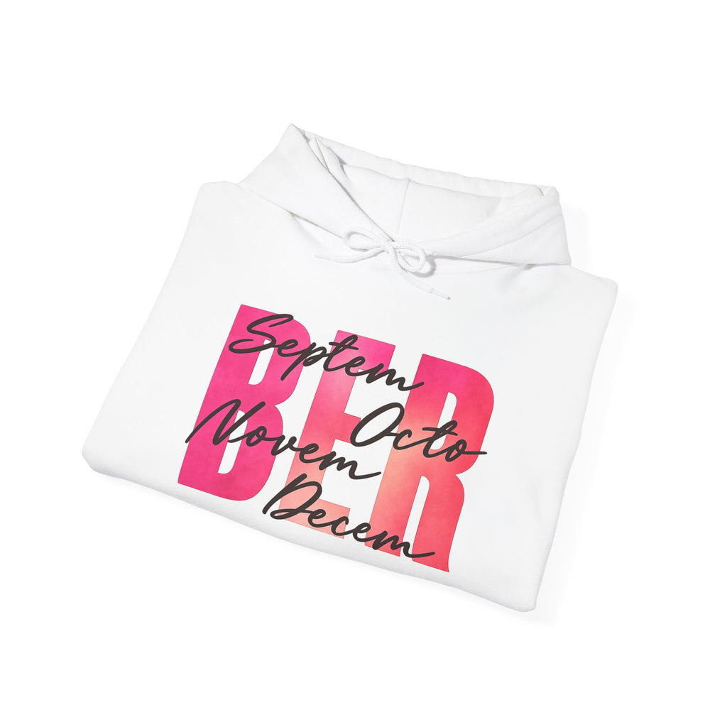The "BER" Months Graphic Hoodie | Cr8tive Designs