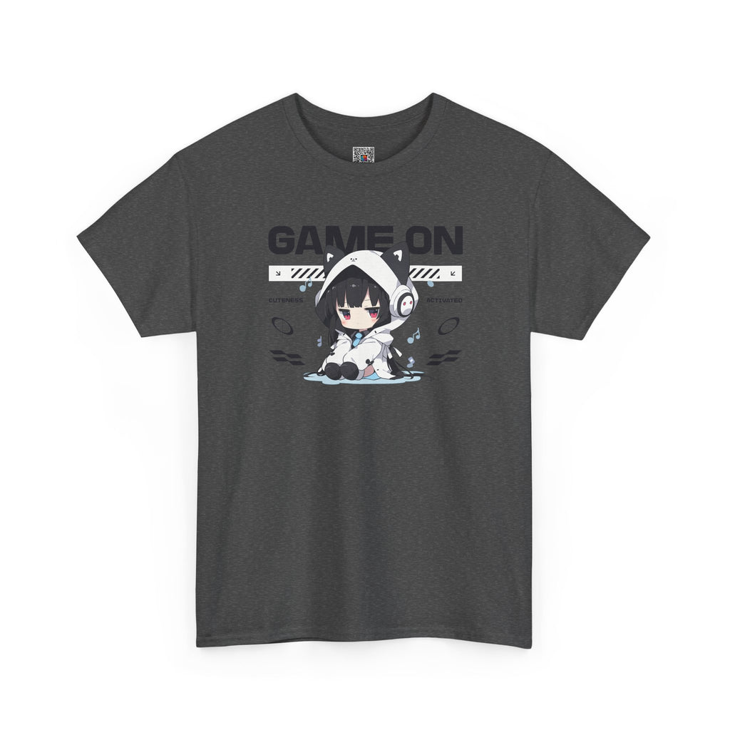 Game On T-Shirt | Cute Anime Gamer Girl Graphic Tee | Cr8tive Designs