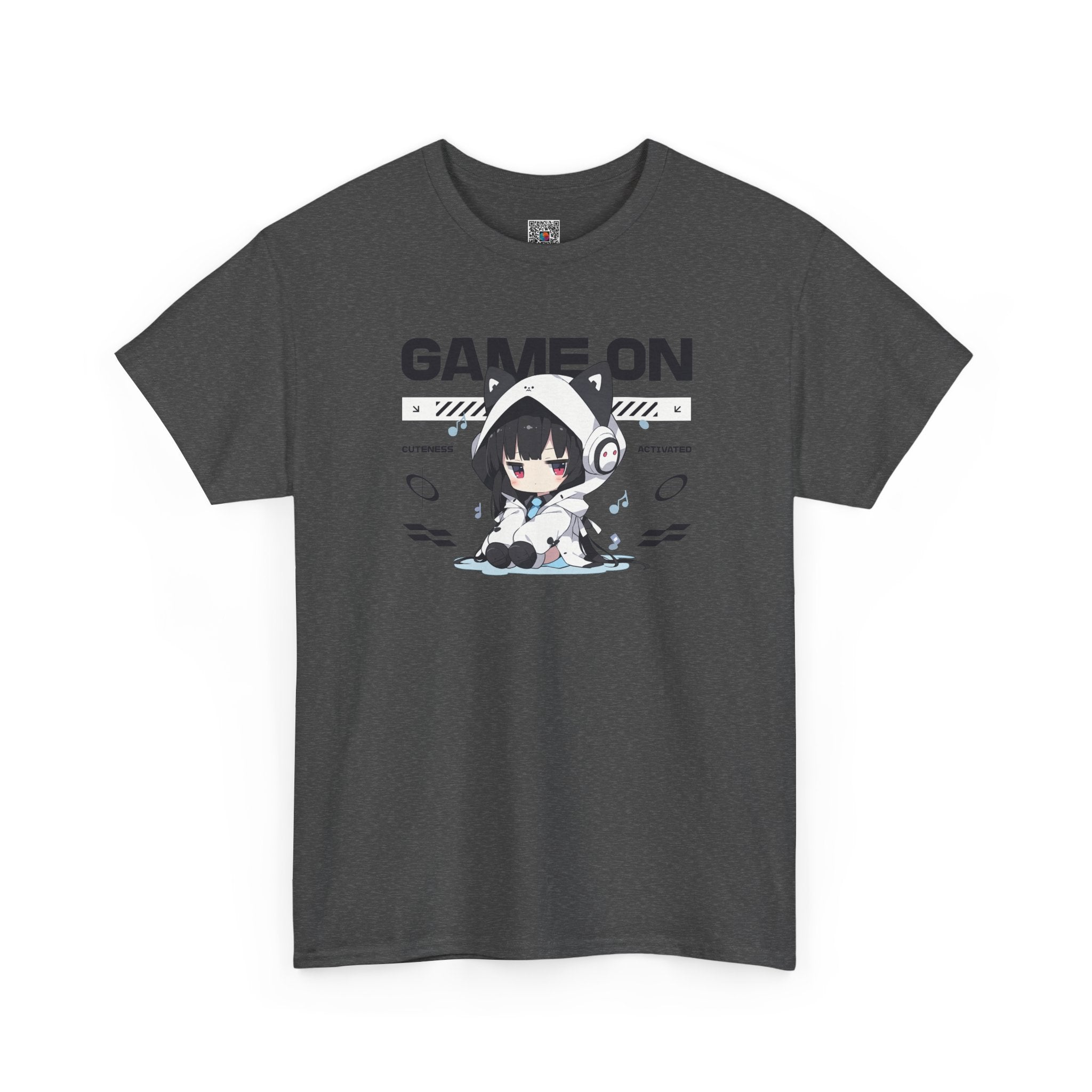 Game On T-Shirt | Cute Anime Gamer Girl Graphic Tee | Cr8tive Designs