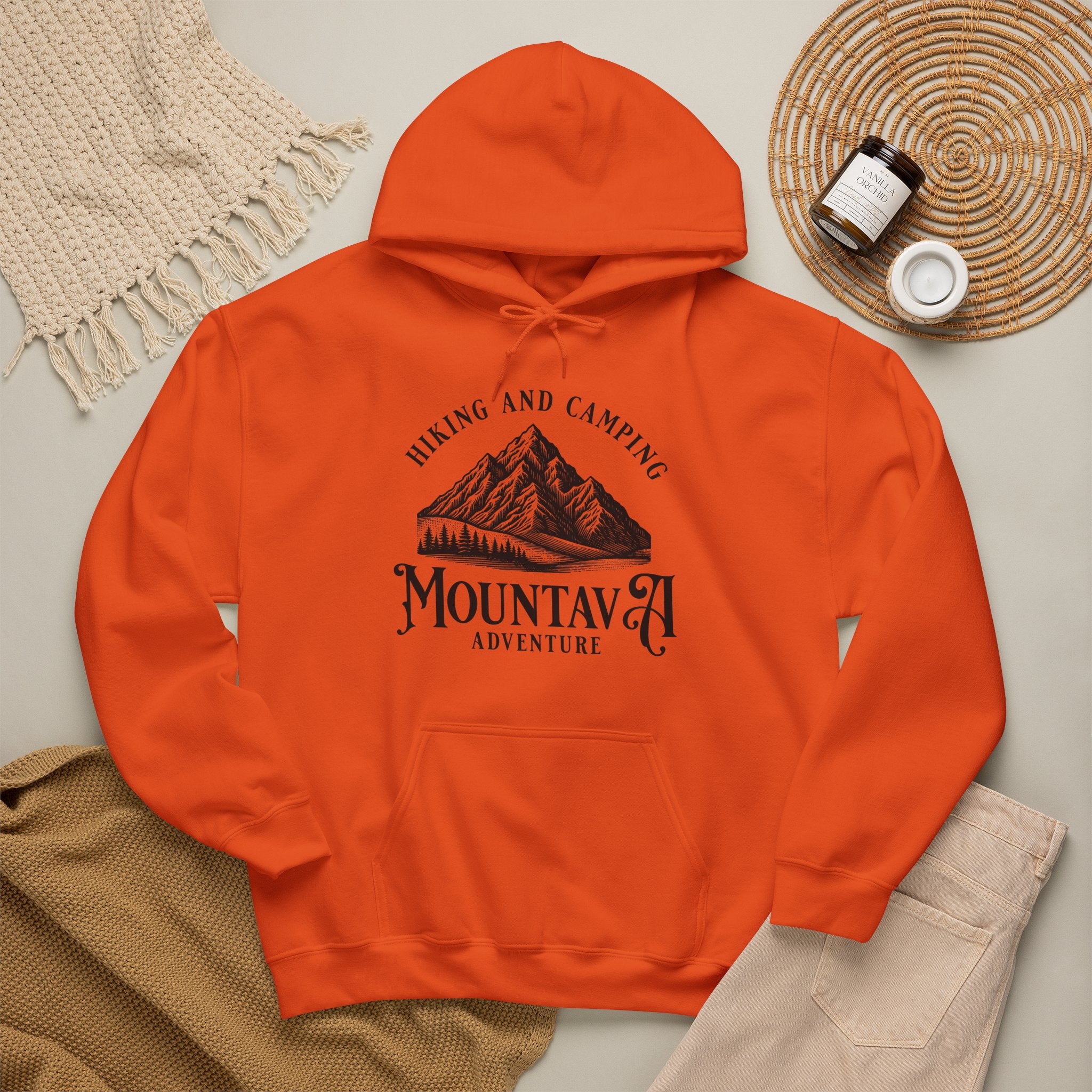 Mountain Adventure Hoodie | Hiking & Camping Outdoor Design | Cr8tive Designs