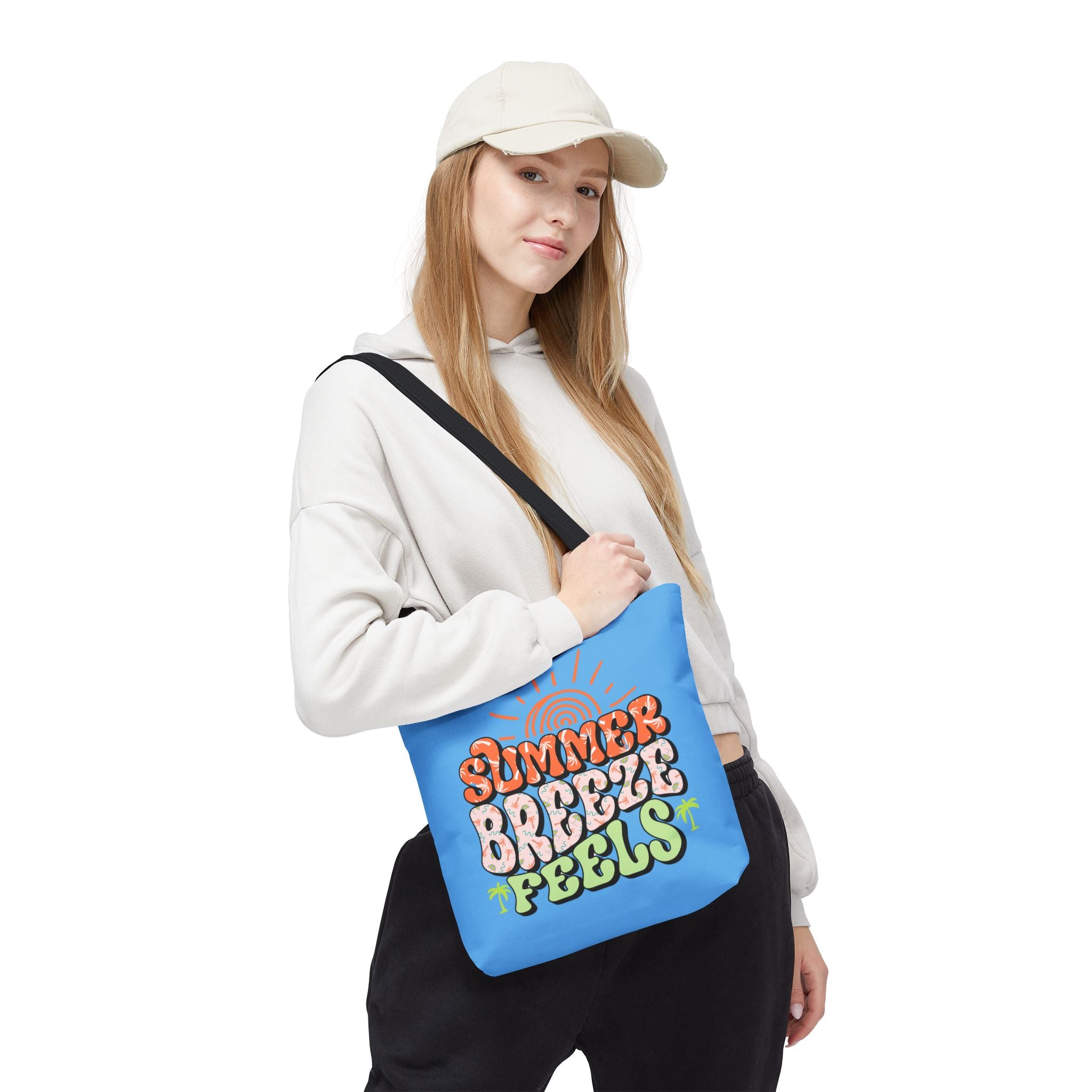 Summer Breeze Feels | Colorful Summer Tote Bag | Cr8tive Designs