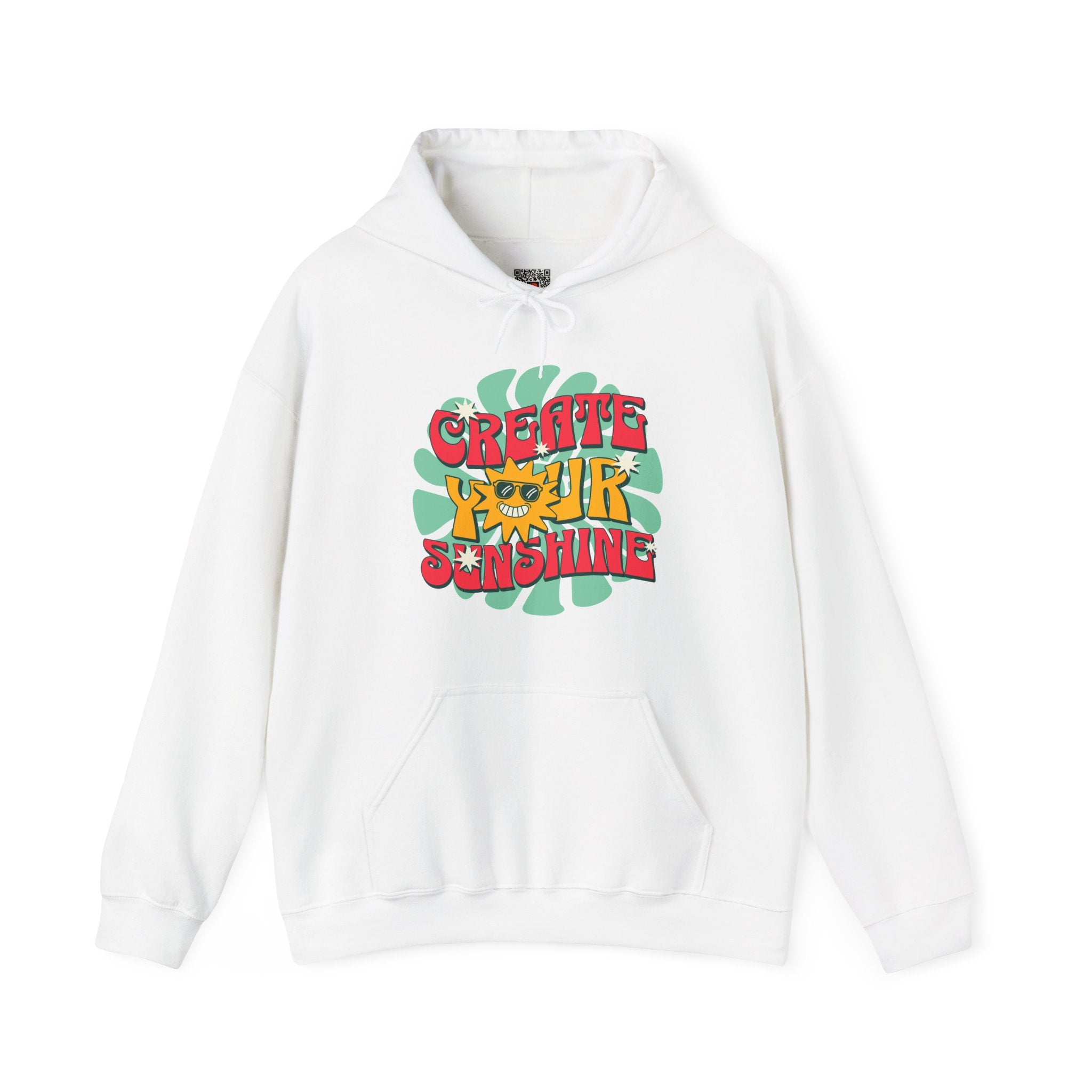 Create Your Sunshine | Colorful Retro-Inspired Hoodie | Cr8tive Designs