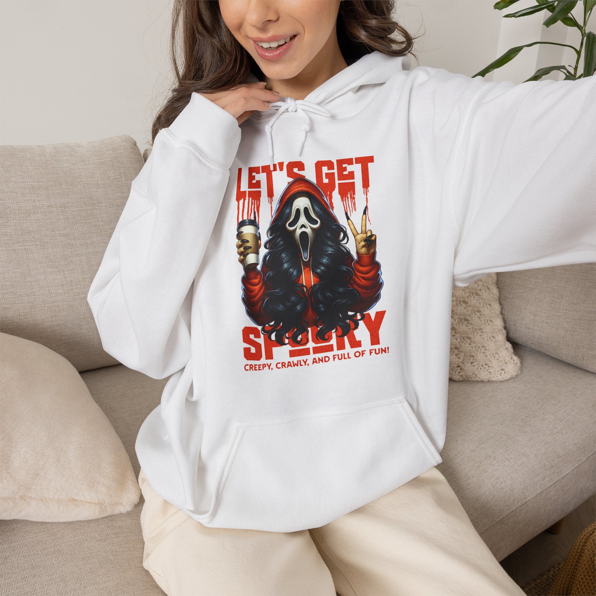 Let’s Get Spooky | Fun Horror Halloween Hoodie | Cr8tive Designs