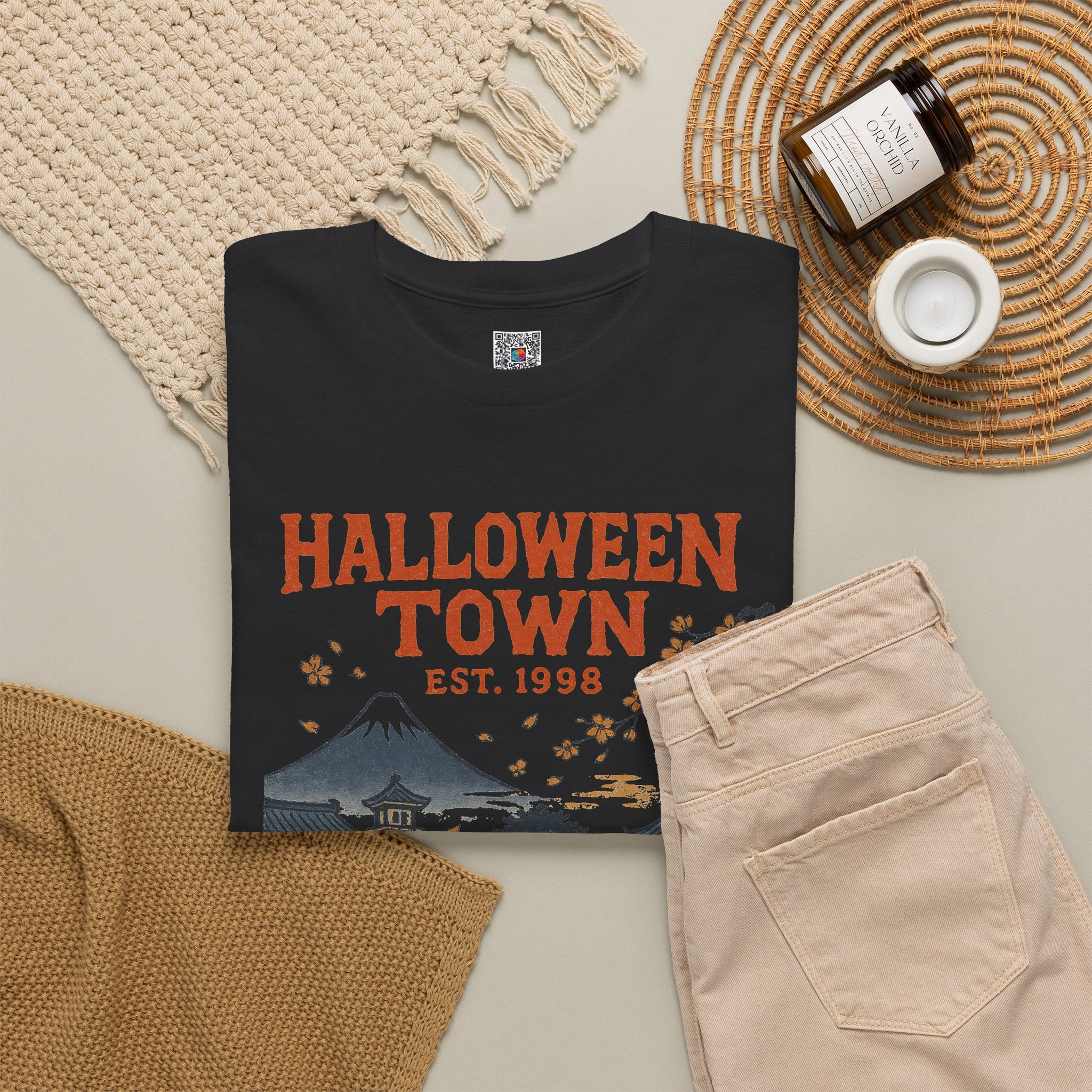 Halloween Town Est 1998 T-Shirt | Pumpkin Fall Graphic Tee | Cr8tive Designs