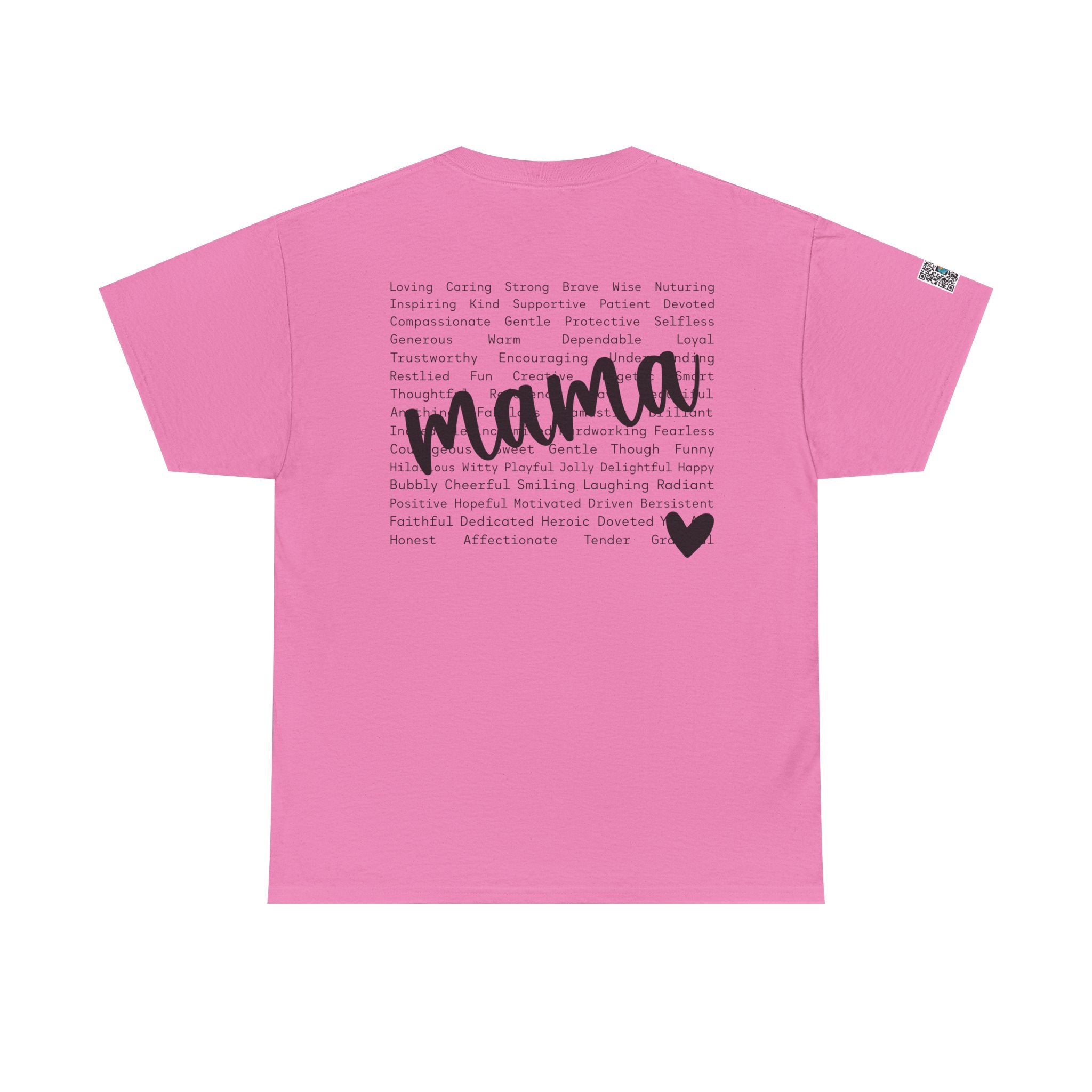 Mama Script Tee – Inspirational Motherhood Shirt, Soft Minimalist Mom Graphic T-Shirt | Cr8tive Designs