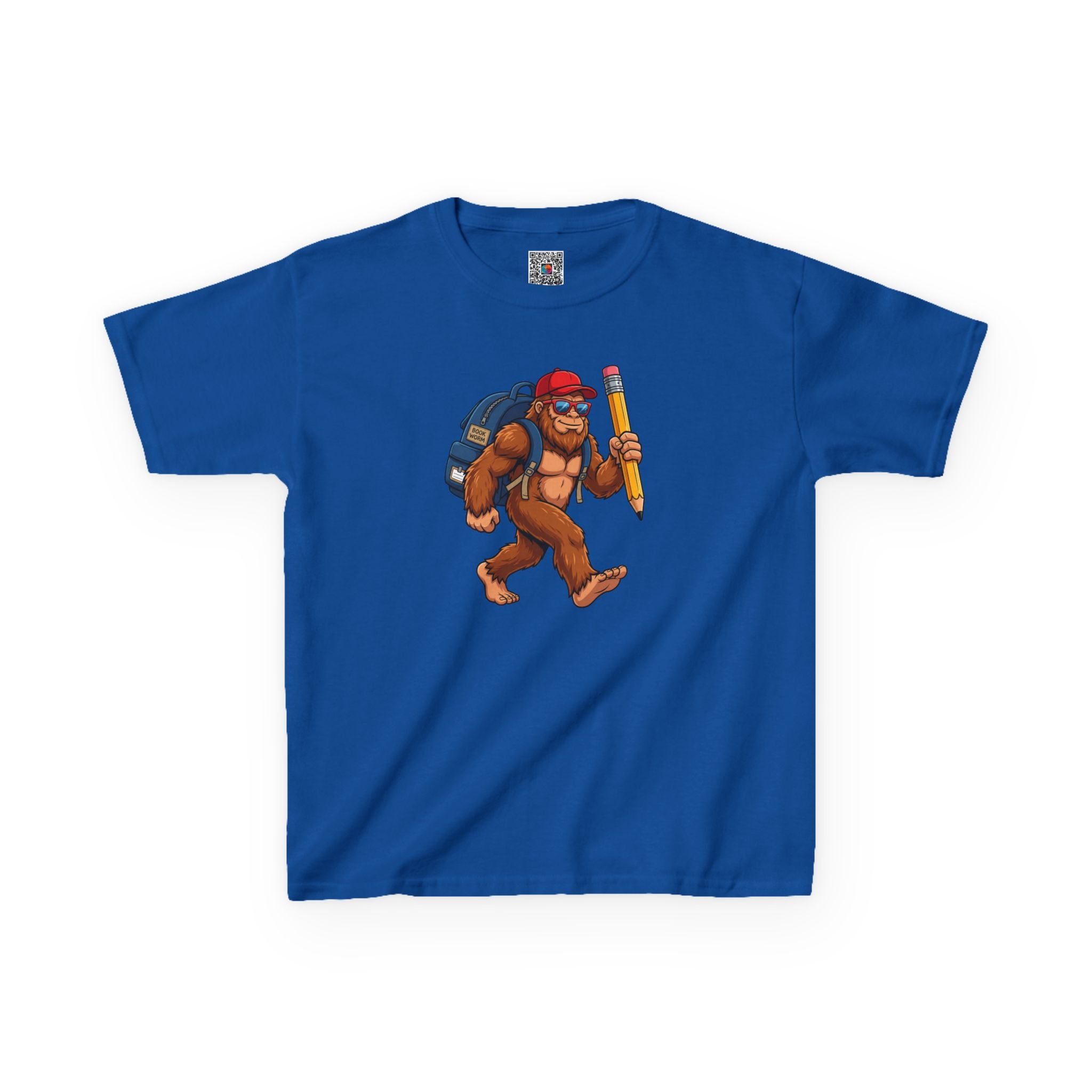 Back-to-School Bigfoot Youth T-Shirt | Funny Sasquatch School Tee | Cr8tive Designs