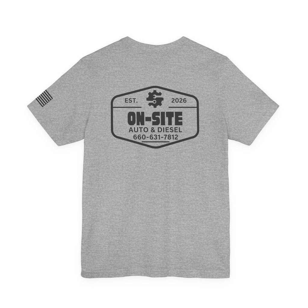 On-Site Auto & Diesel Crew Tee | Cr8tive Designs.