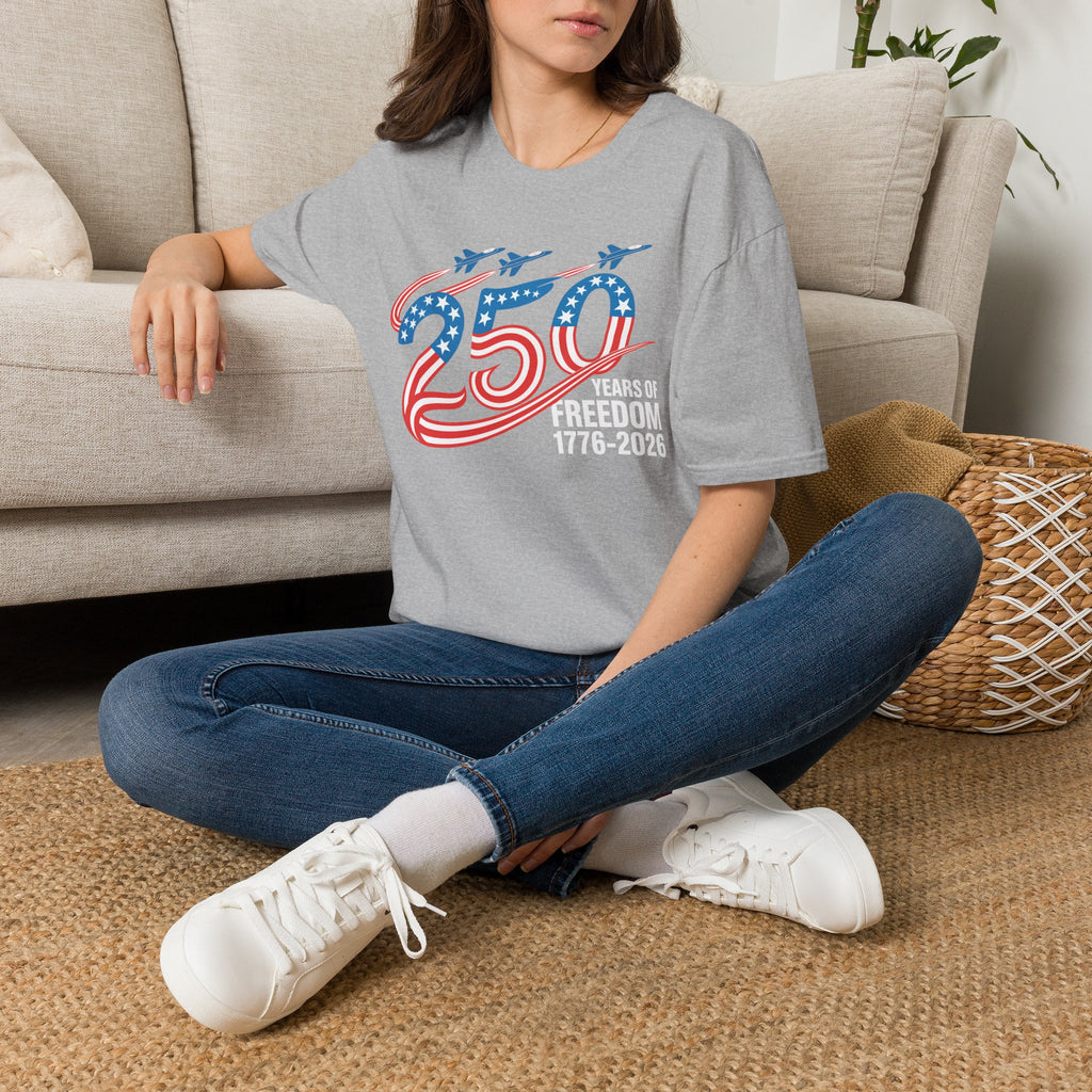 250 Years of Freedom | Patriotic USA Anniversary Design | Cr8tive Designs