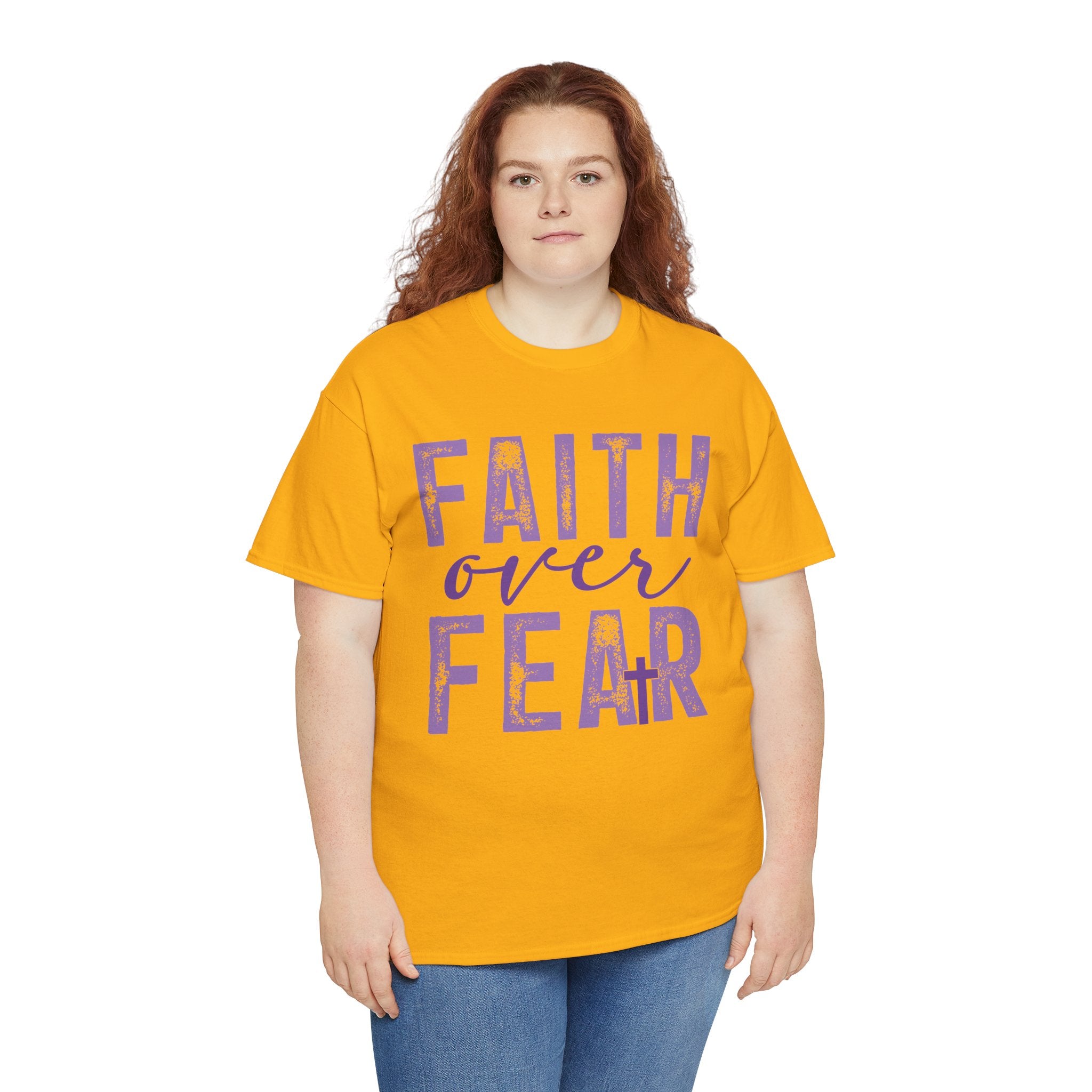 Faith Over Fear – Inspirational Christian Faith T-Shirt | Cr8tive Designs