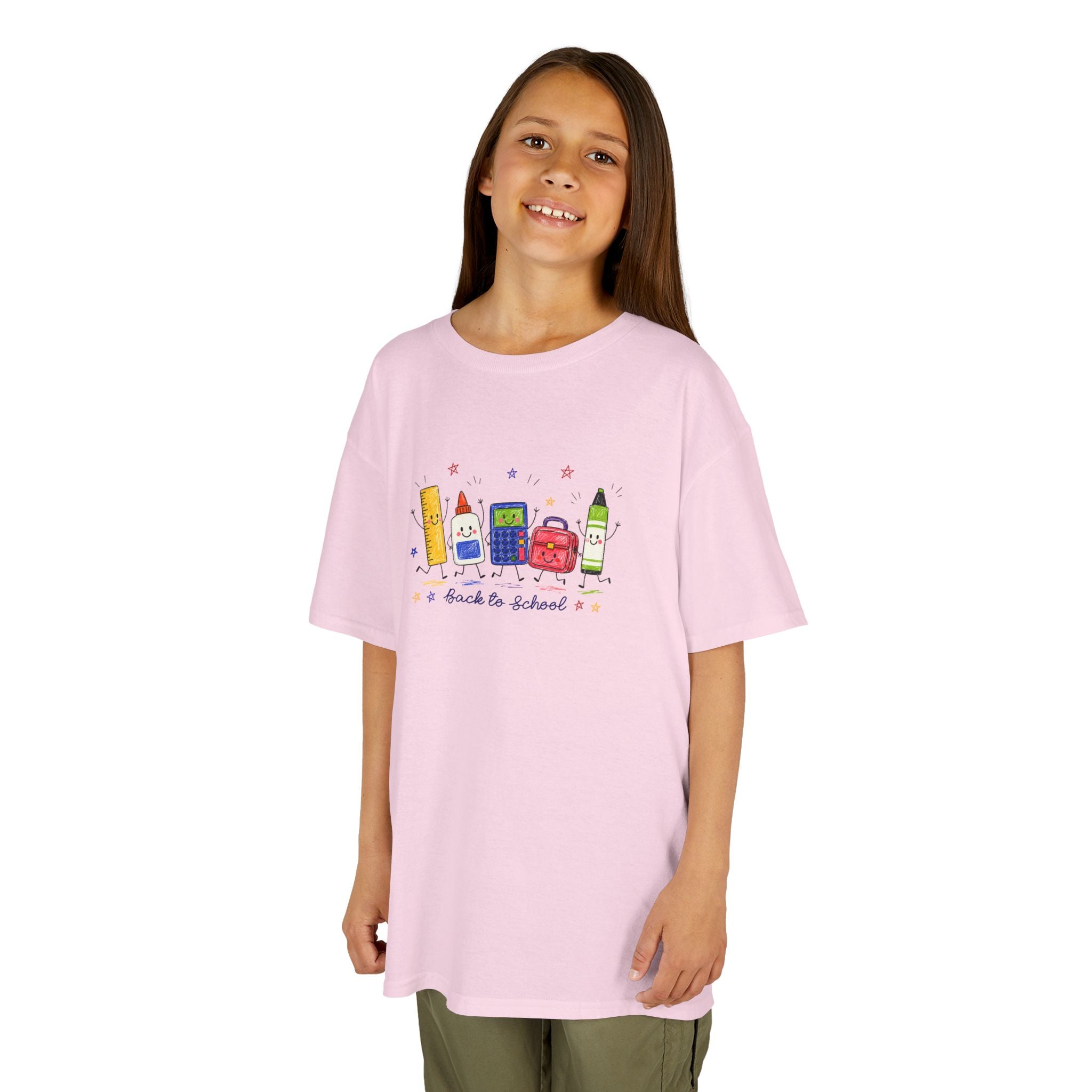 School Supplies Shirt | Back to School Kids Tee | Cr8tive Designs