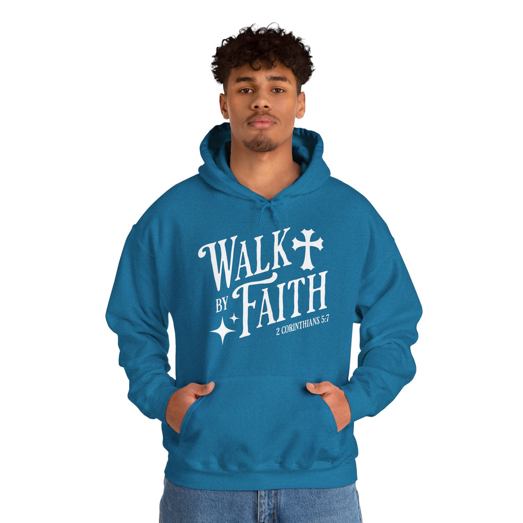 Walk by Faith | Christian Scripture Hoodie | Cr8tive Designs