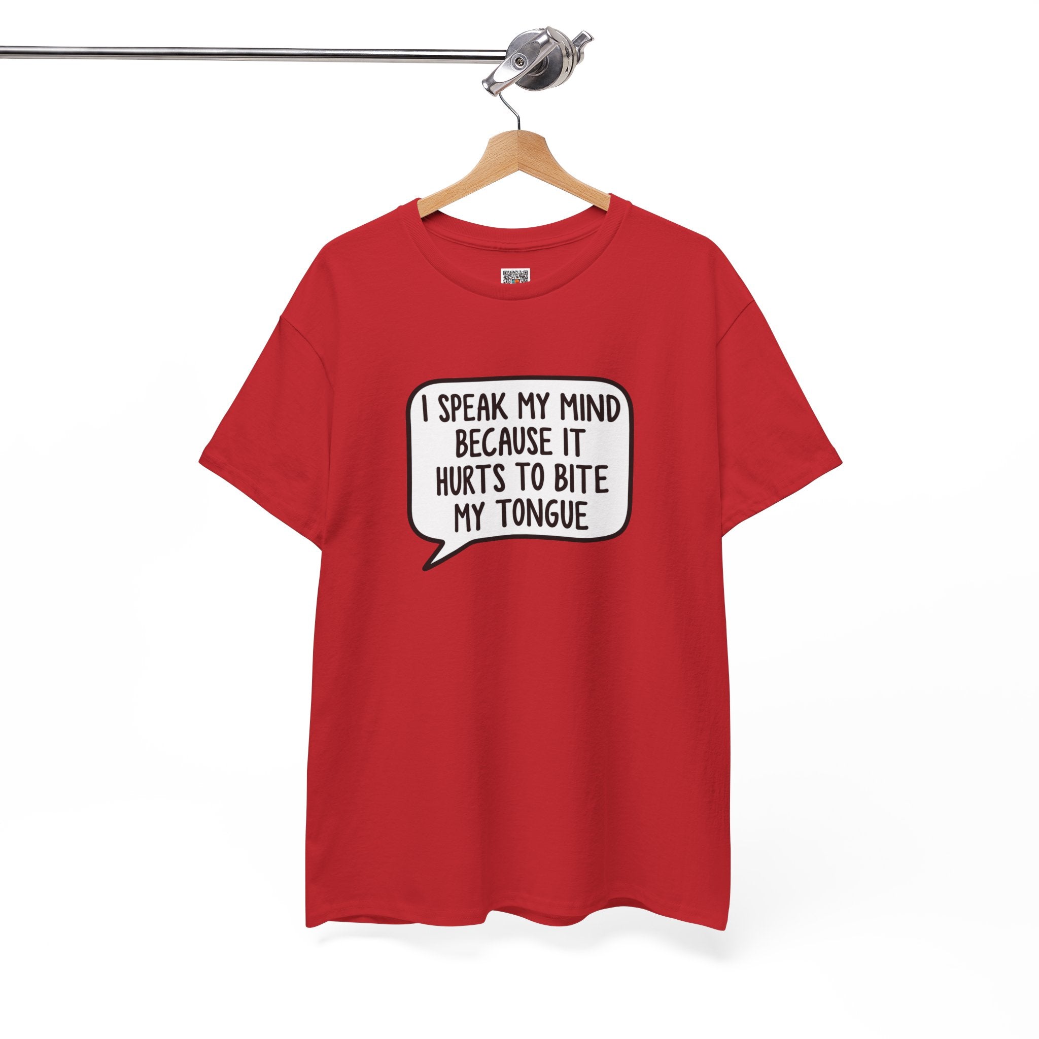 I Speak My Mind | Funny Sarcastic Speech Bubble Shirt | Cr8tive Designs