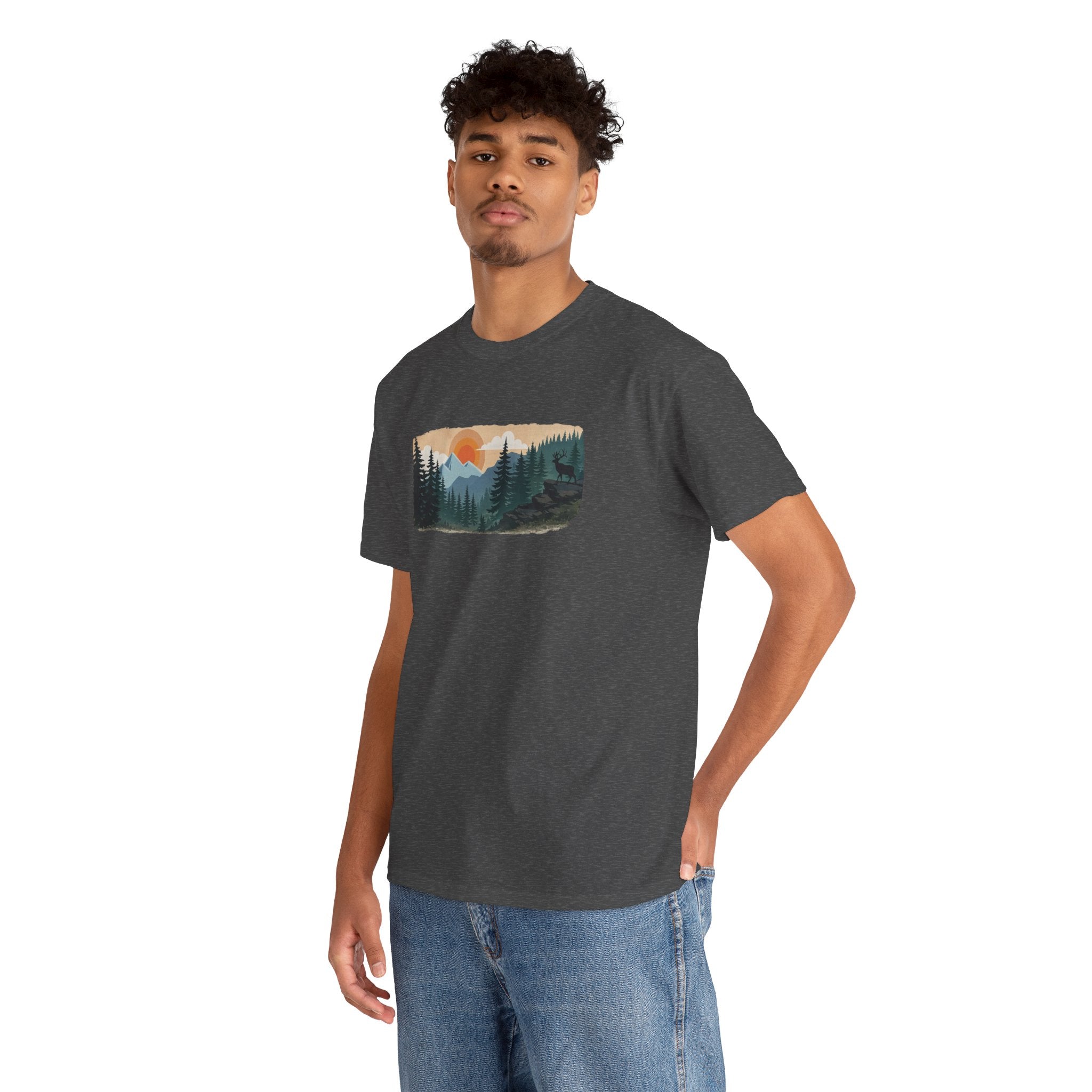 Sunset Mountain Landscape T-Shirt