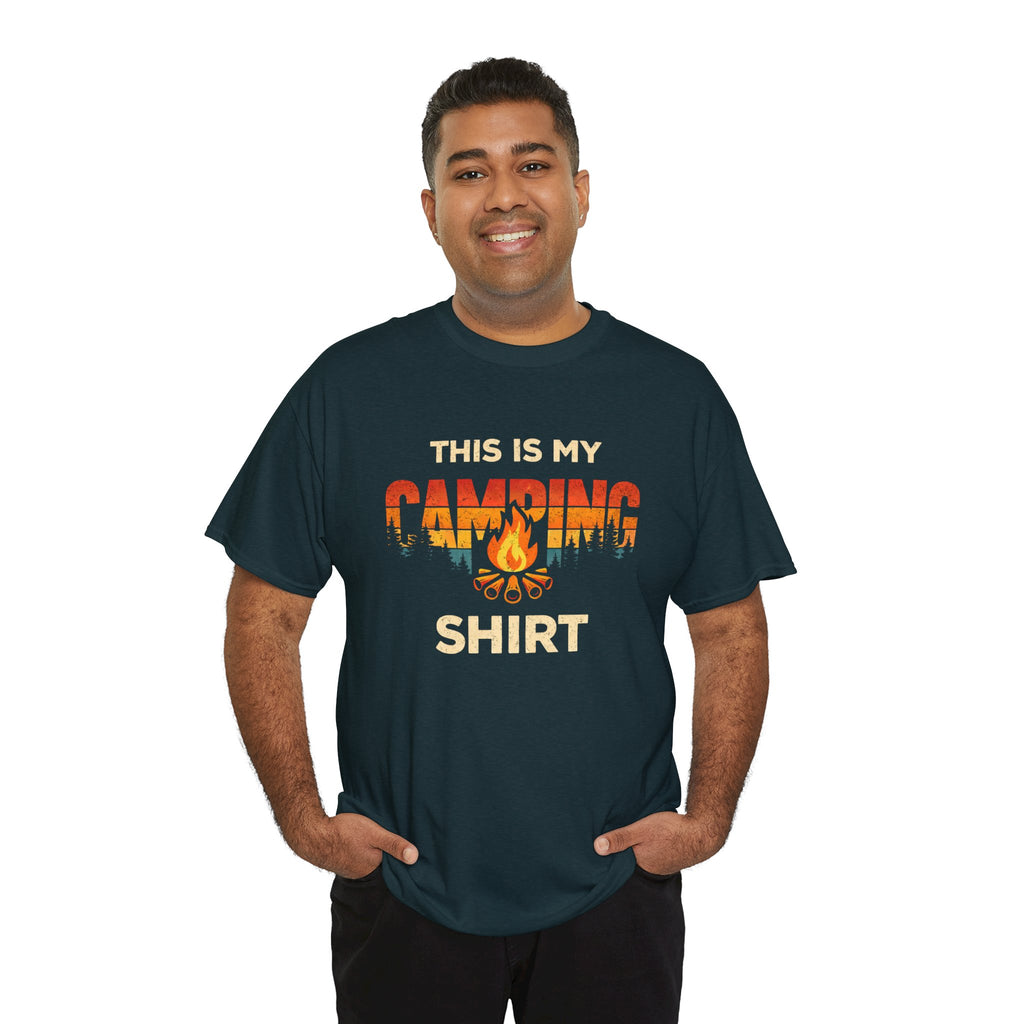 This Is My Camping Shirt | Funny Campfire Graphic Tee | Cr8tive Designs