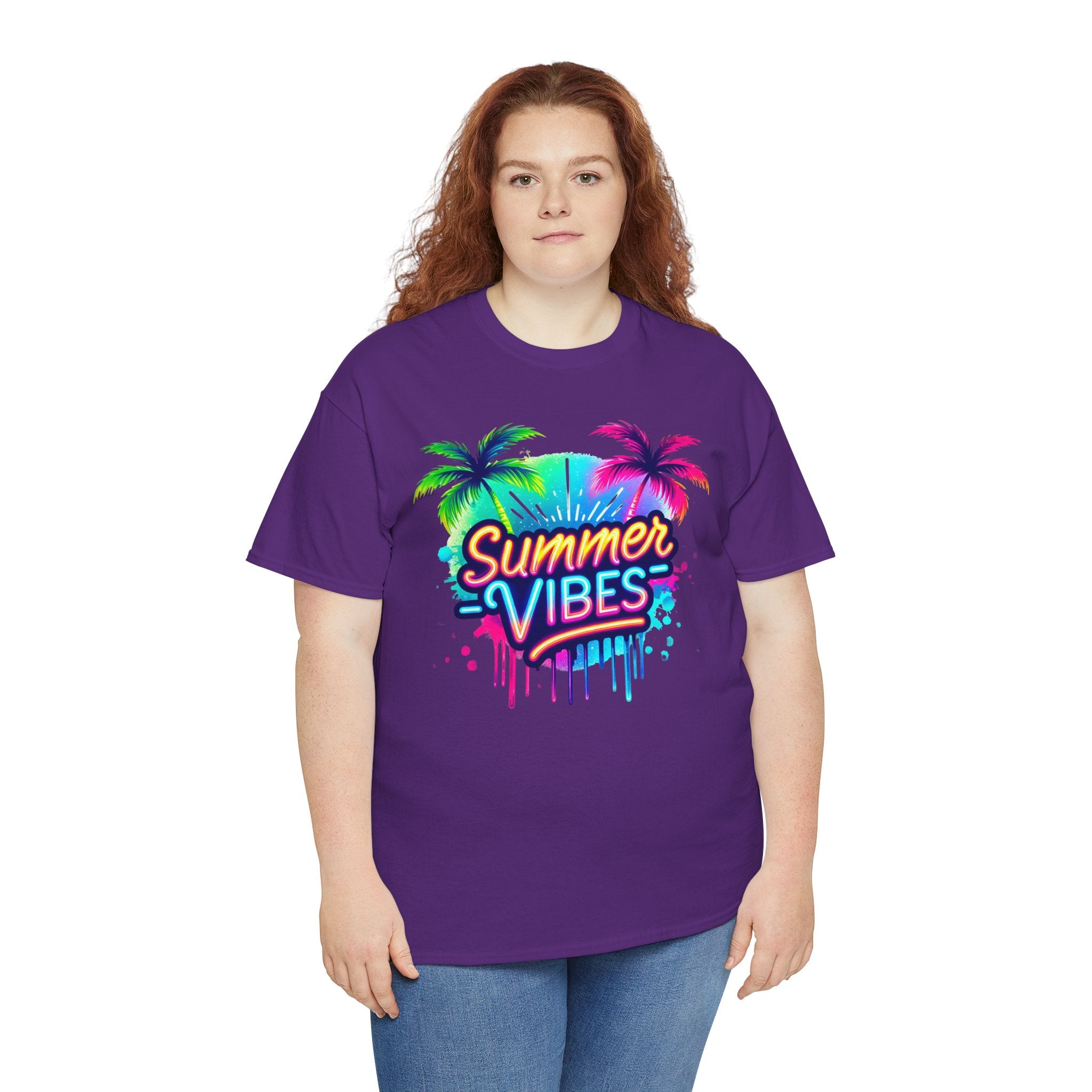 Summer Vibes | Neon Tropical Beach Design | Cr8tive Designs