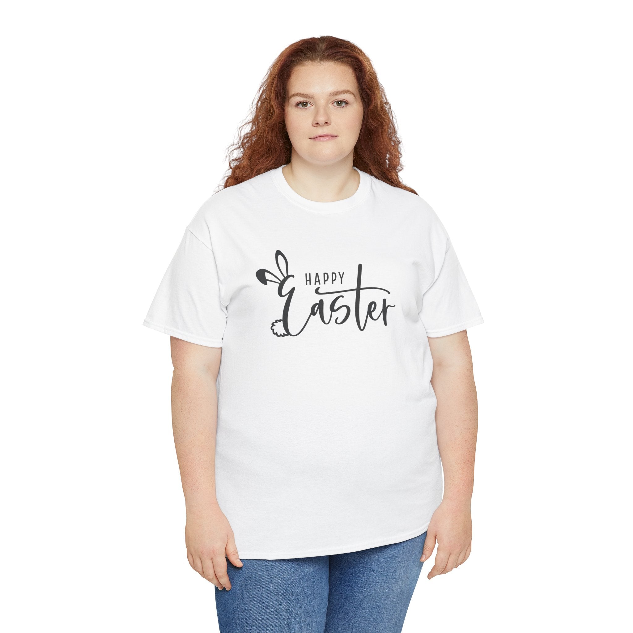 "Happy Easter" Script T-Shirt/Cr8tive Designs