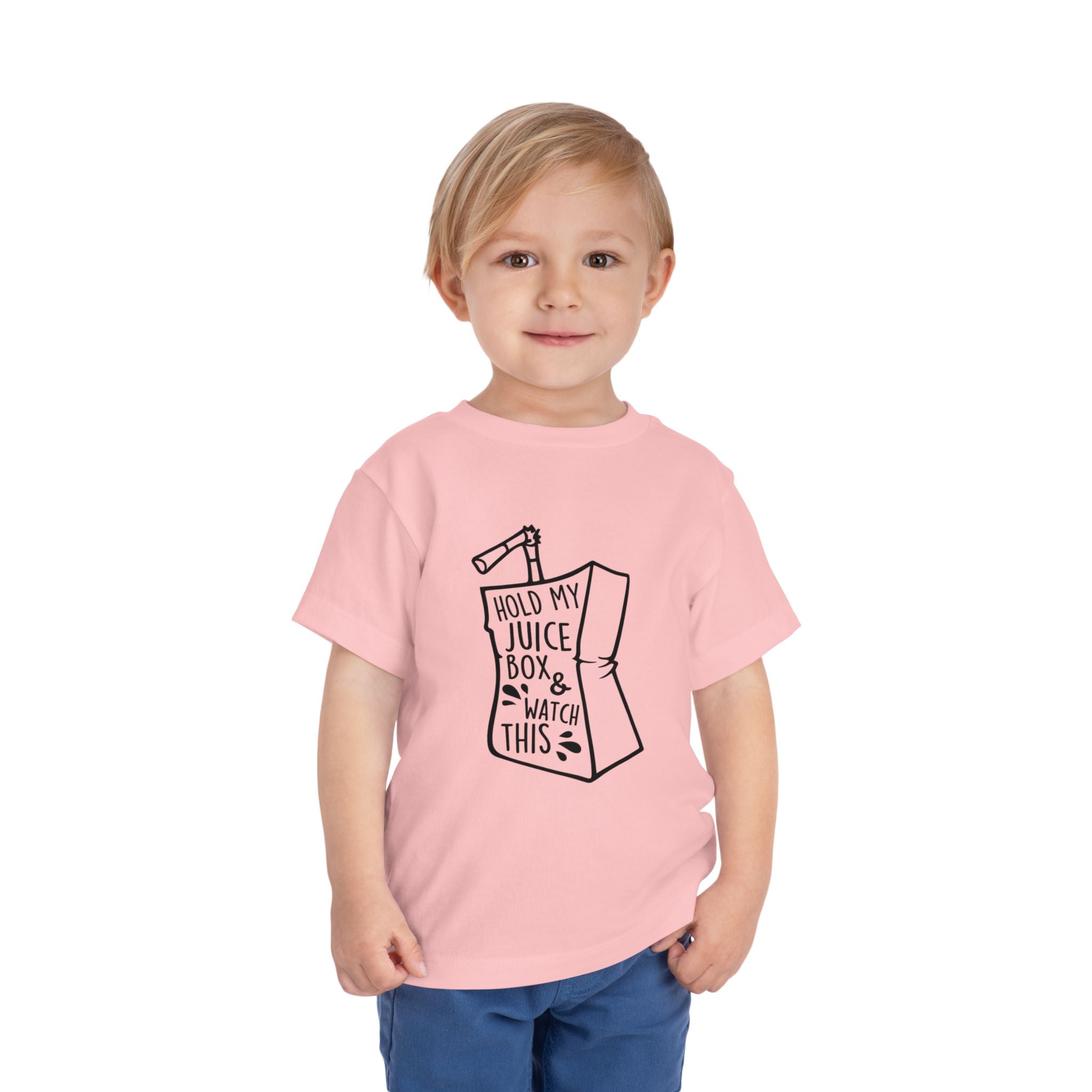Hold My Juice Box and Watch This Youth Tee | Funny Kids Graphic T-Shirt | Cr8tive Designs