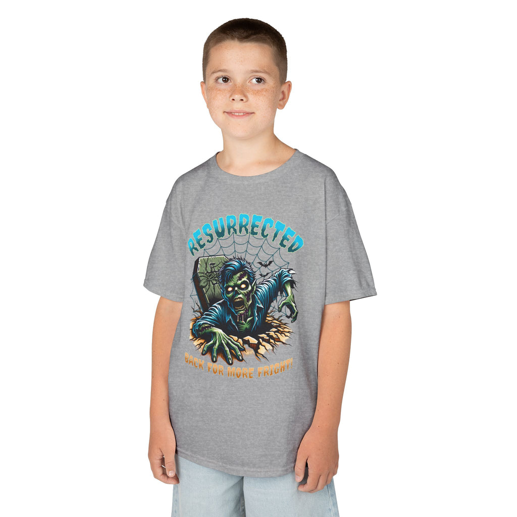 Kids T‑Shirt | "Resurrected: Back For More Fright" Zombie Graphic | Cr8tive Designs