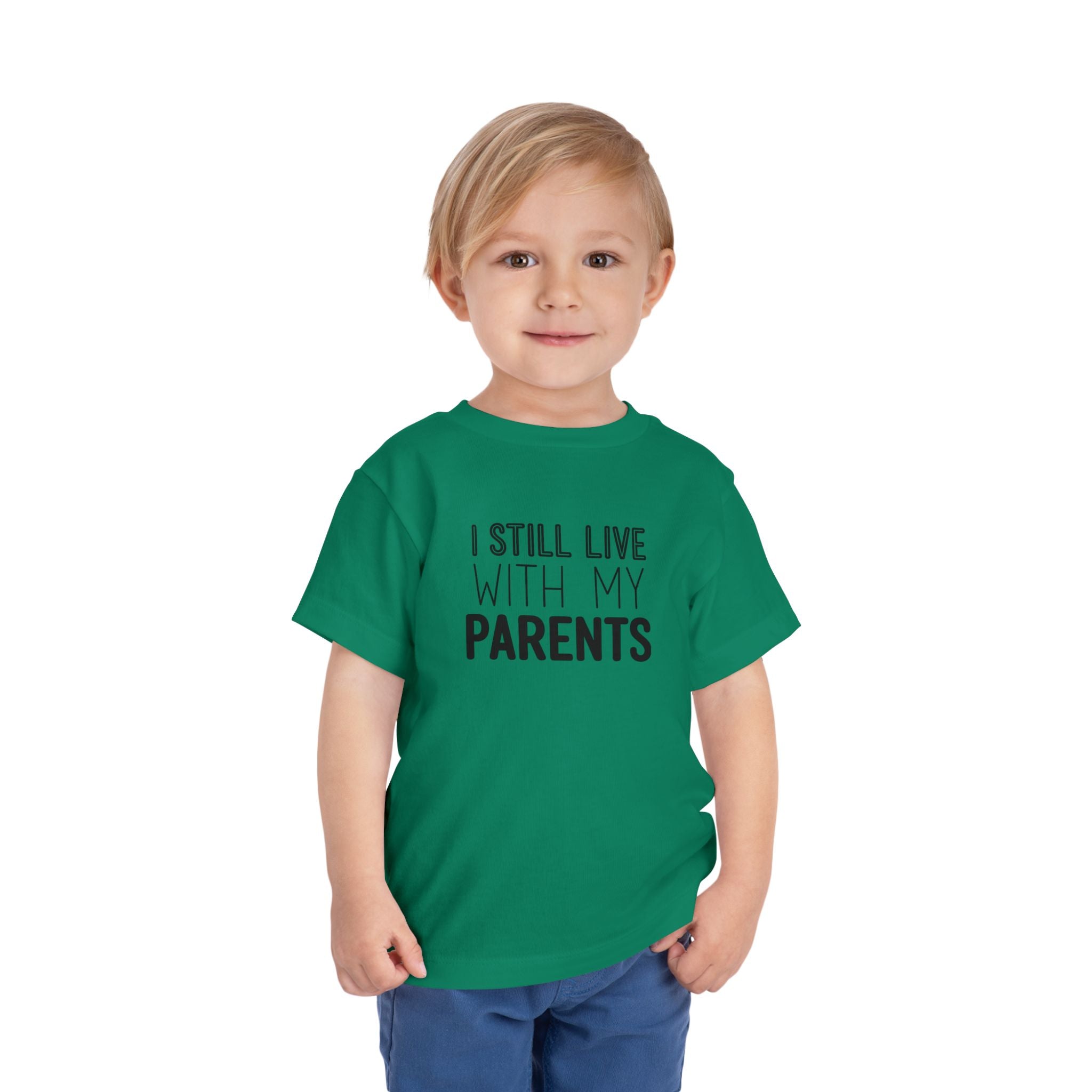 I Still Live With My Parents Toddler Tee | Funny Kids T-Shirt | Cr8tive Designs