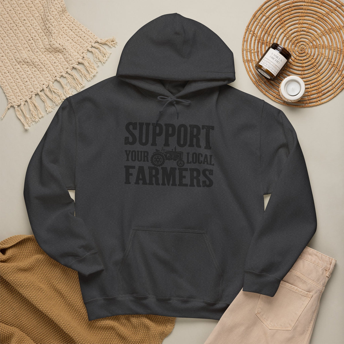 Support Your Local Farmers Hoodie | Cr8tive Designs