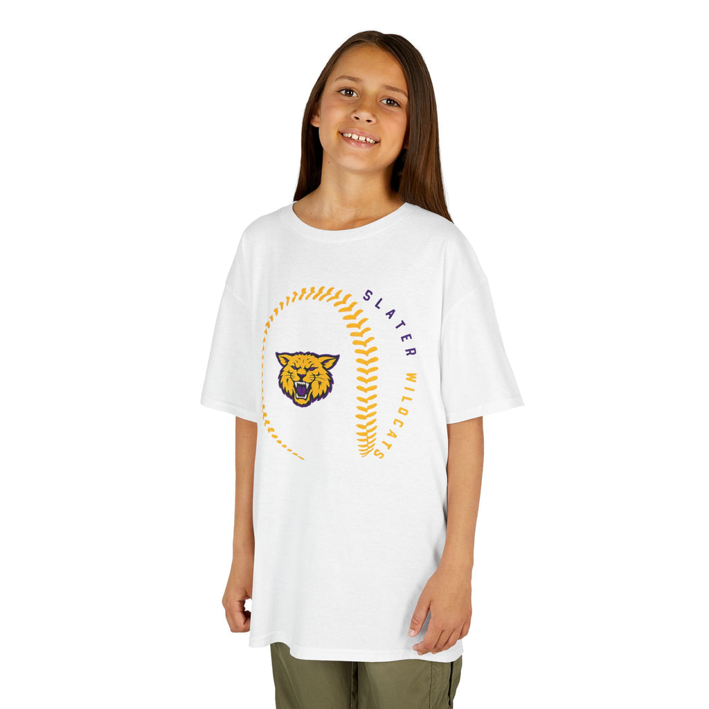 Slater Wildcats Baseball | Youth School Spirit T-Shirt | Cr8tive Designs