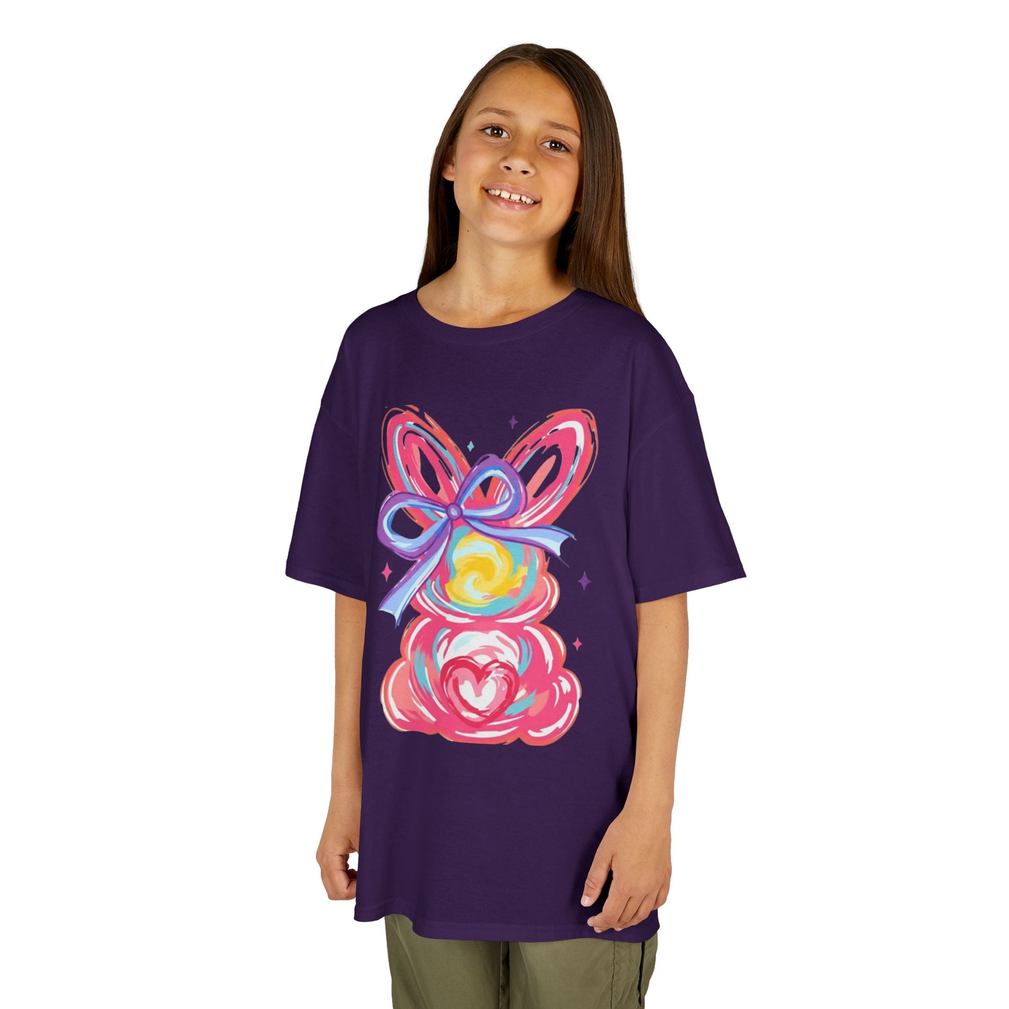 Kids Bunny Ribbon T‑Shirt