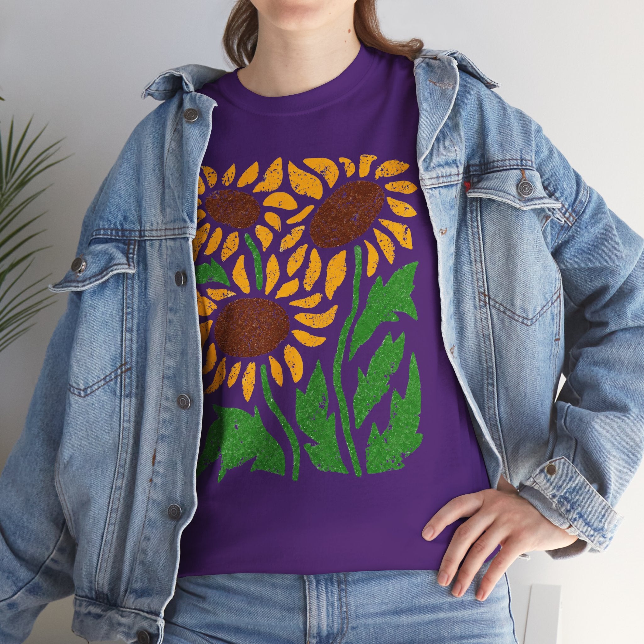 Sunflower Harvest | Vintage Floral Graphic Tee | Cr8tive Designs