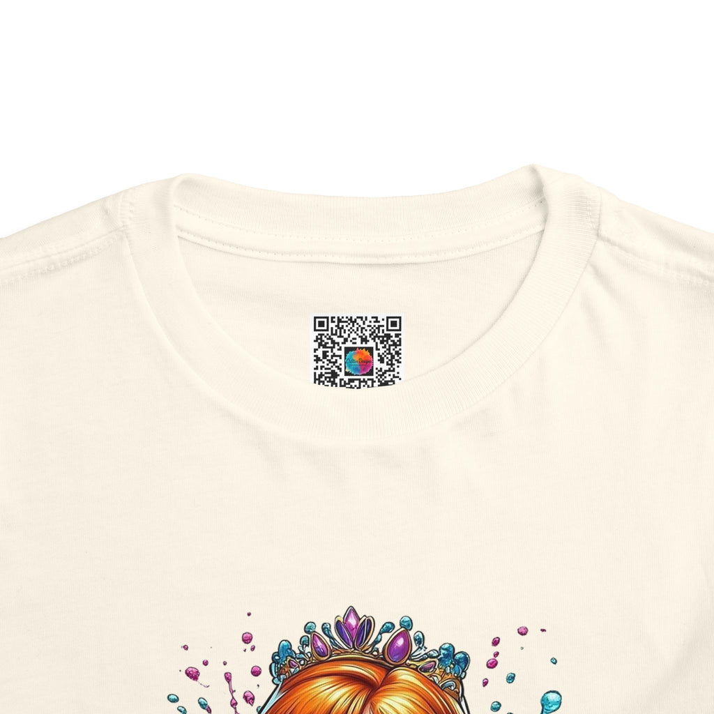 Snow Kingdom Princess Toddler Tee | Colorful Fairytale T-Shirt Design | Cr8tive Designs