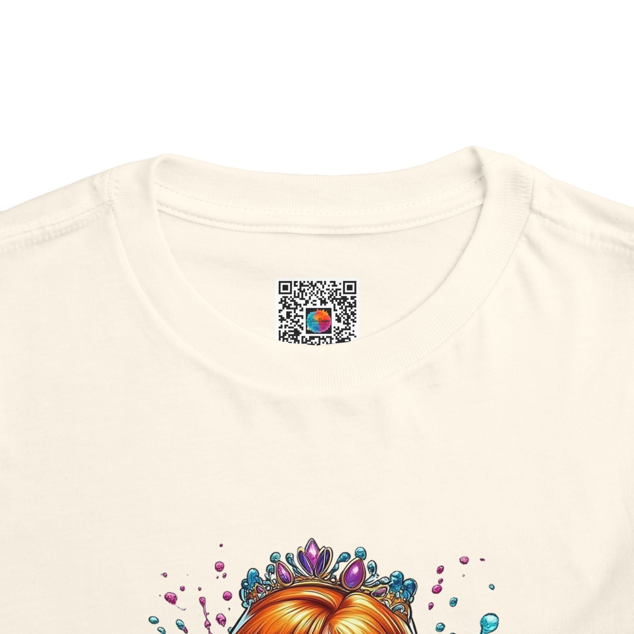 Snow Kingdom Princess Toddler Tee | Colorful Fairytale T-Shirt Design | Cr8tive Designs