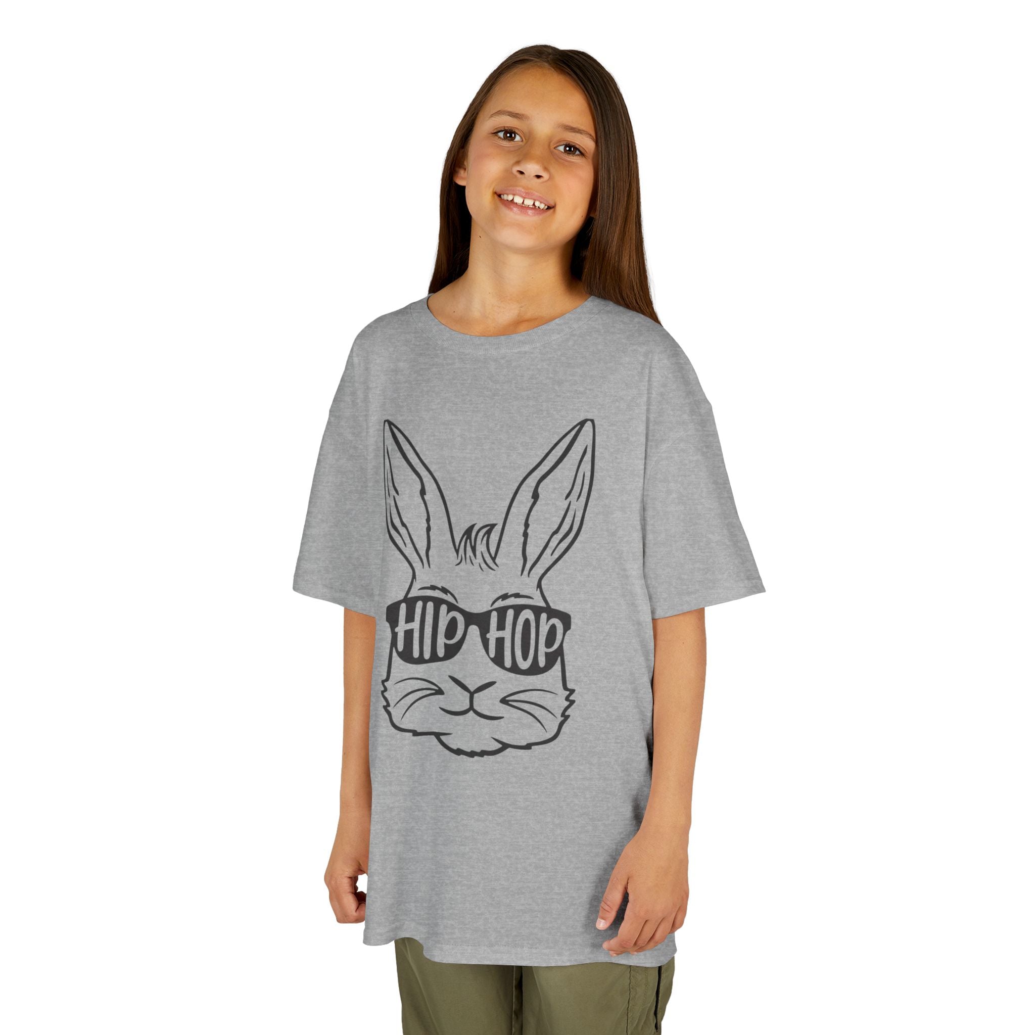 Kids Hip Hop Bunny T-Shirt — Funny Bunny with “Hip Hop” Sunglasses