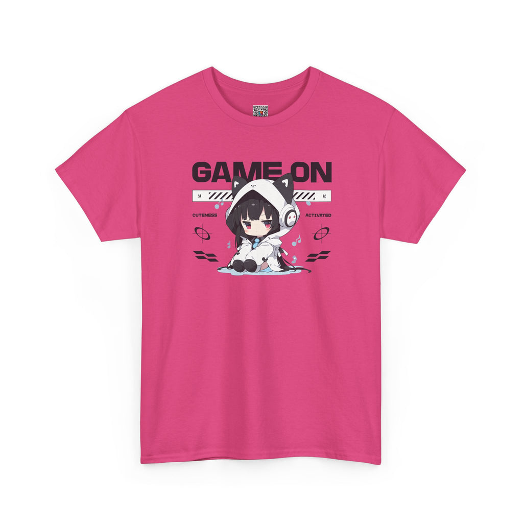 Game On T-Shirt | Cute Anime Gamer Girl Graphic Tee | Cr8tive Designs