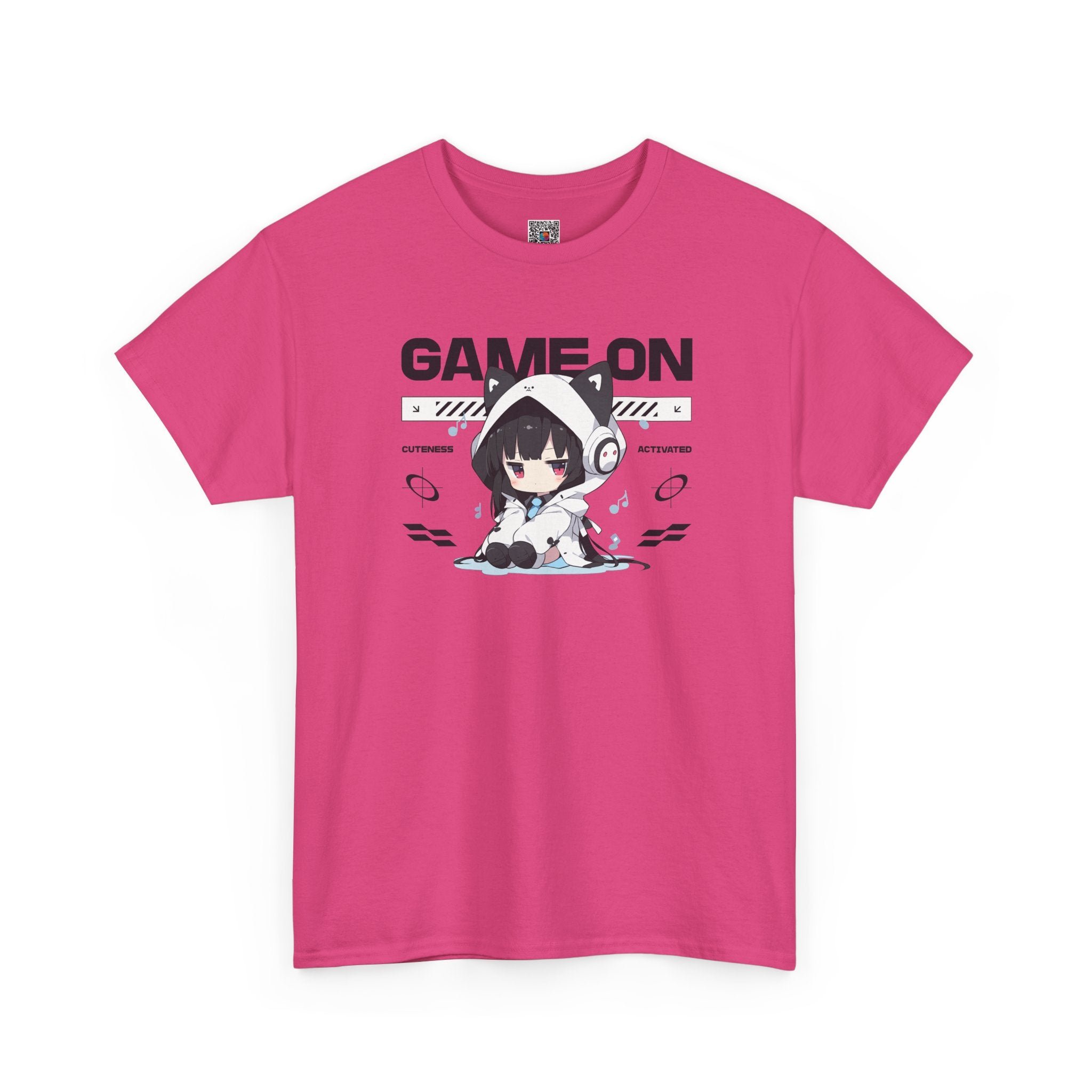 Game On T-Shirt | Cute Anime Gamer Girl Graphic Tee | Cr8tive Designs